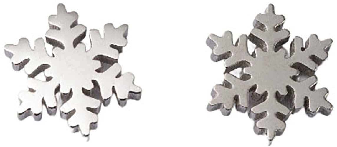 Firetti Ohrstecker-Set »Schmuck Geschenk Edelstahl Ohrschmuck Ohrringe Hirsch Eiskristall«, (Set, 4 tlg.), Made in Germany