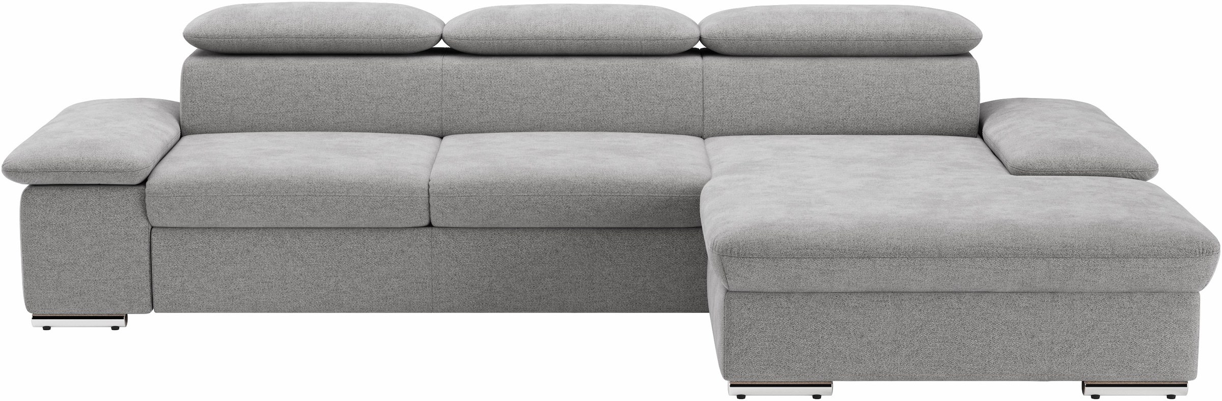 sit&more Ecksofa »Valantine L-Form«, inkl. Kopf- und Armteilverstellung, wahlweise mit Bettfunktion