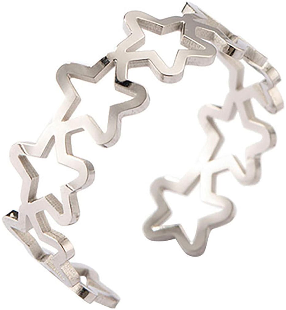 Firetti Ring-Set »Multipack Schmuck Geschenk Damenring Sterne« Made in Germany