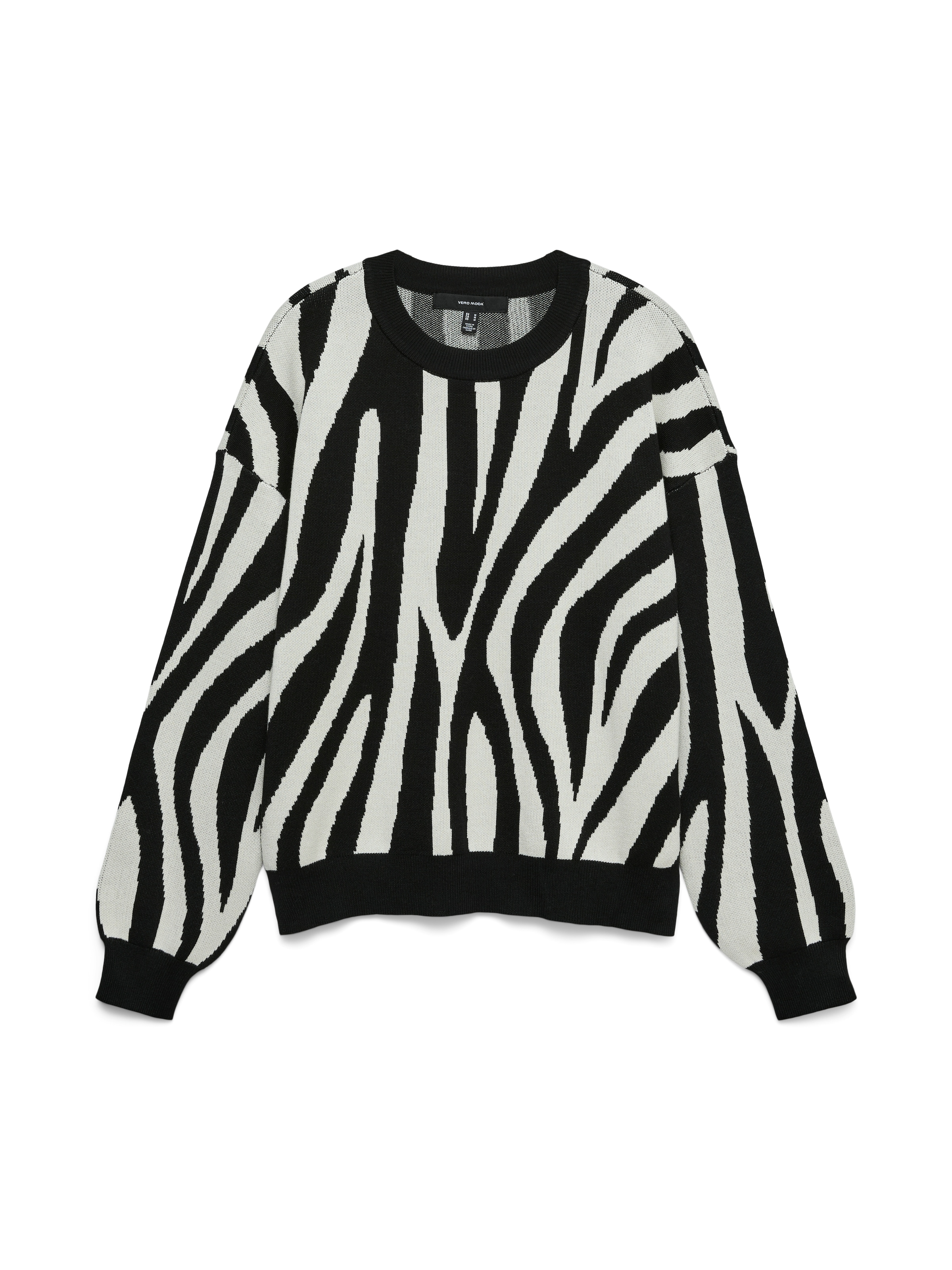 Vero Moda Strickpullover »VMSILJEANIMAL LS O-NCK PULLOVER GA NOOS«