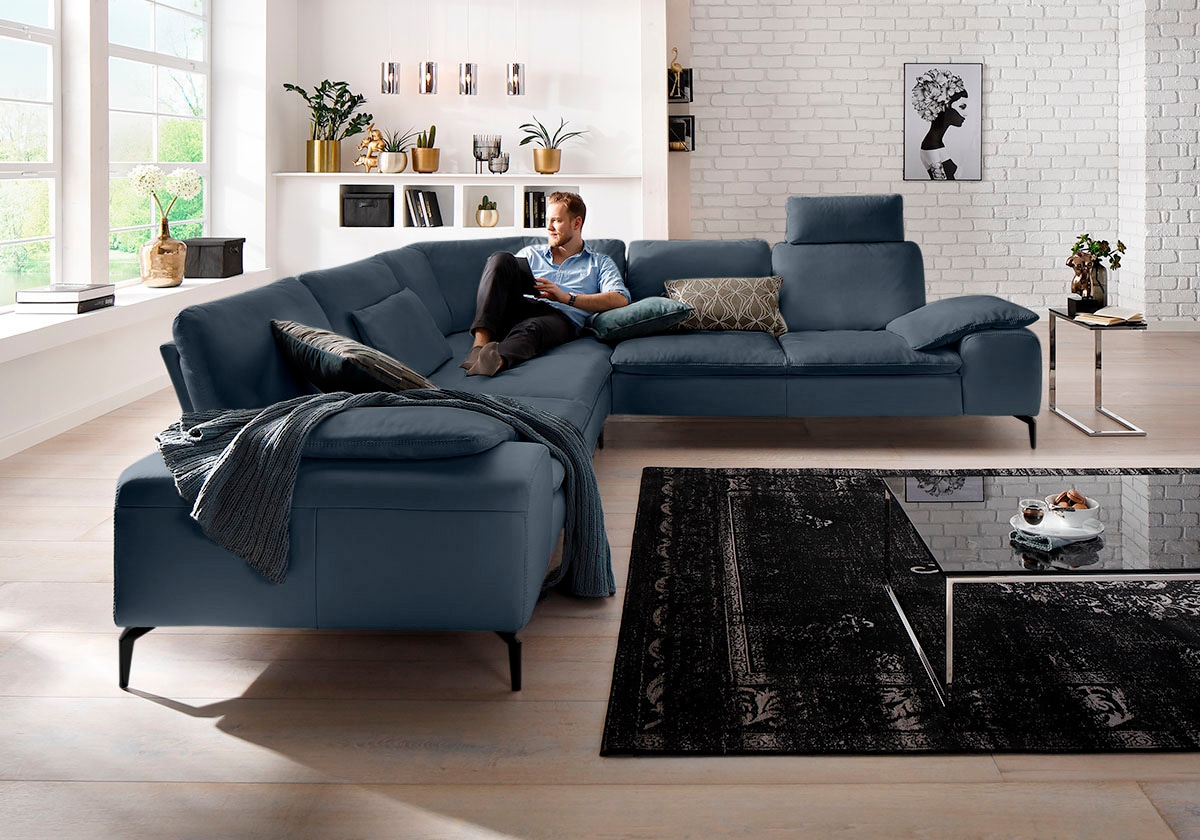 W.SCHILLIG Ecksofa »valentinoo, Designsofa, elegant und bequem, L-Form«, (S günstig online kaufen