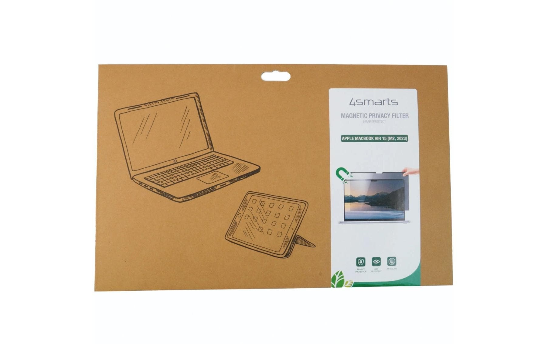 4smarts Schutzfolie »Privacy Filter Apple MacBook Air 15,3«