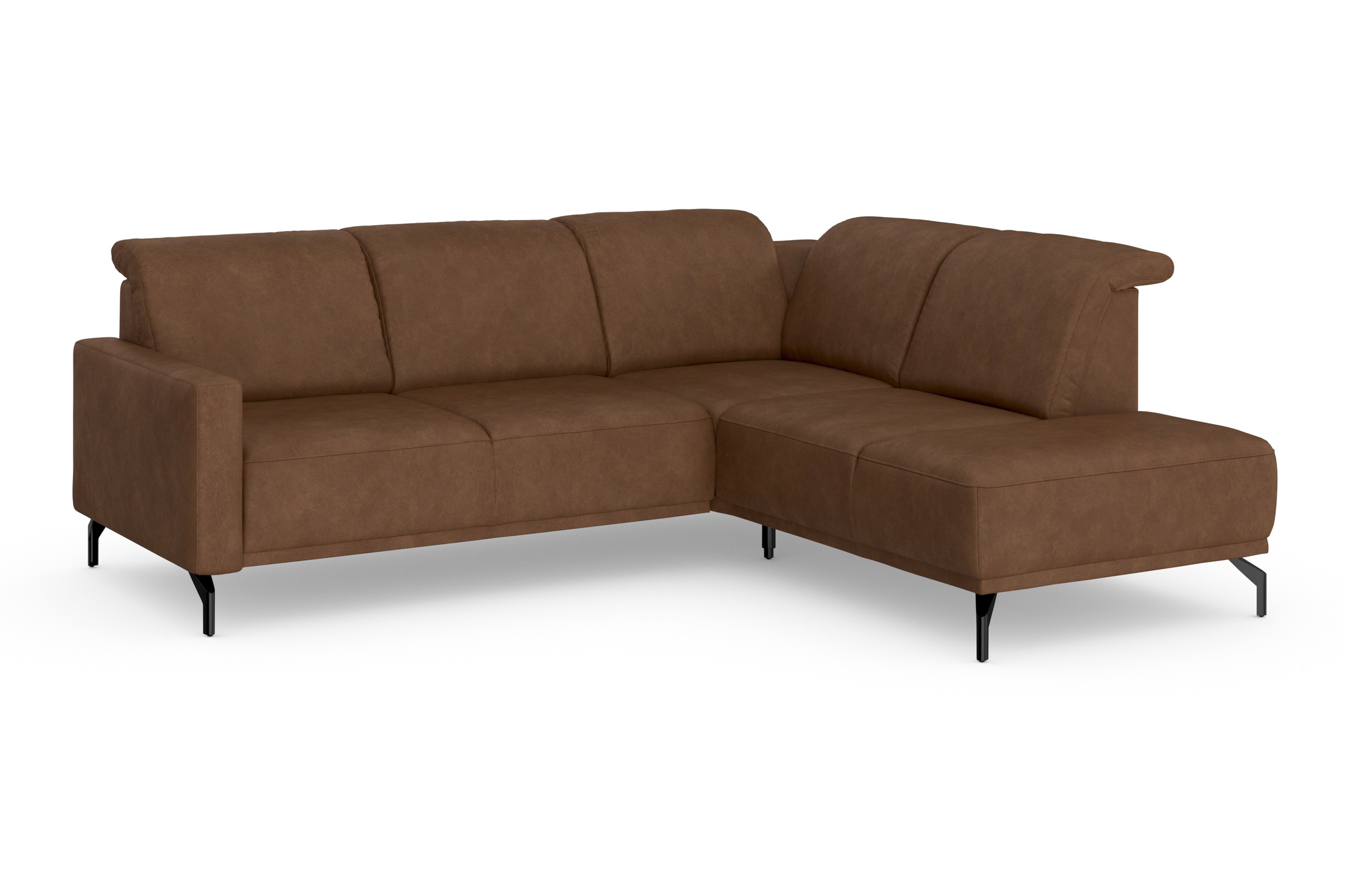 sit&more Ecksofa »Bailando L-Form«, wahlweise mit Kopfteilverstellung und Vorziehsitz, motorisch