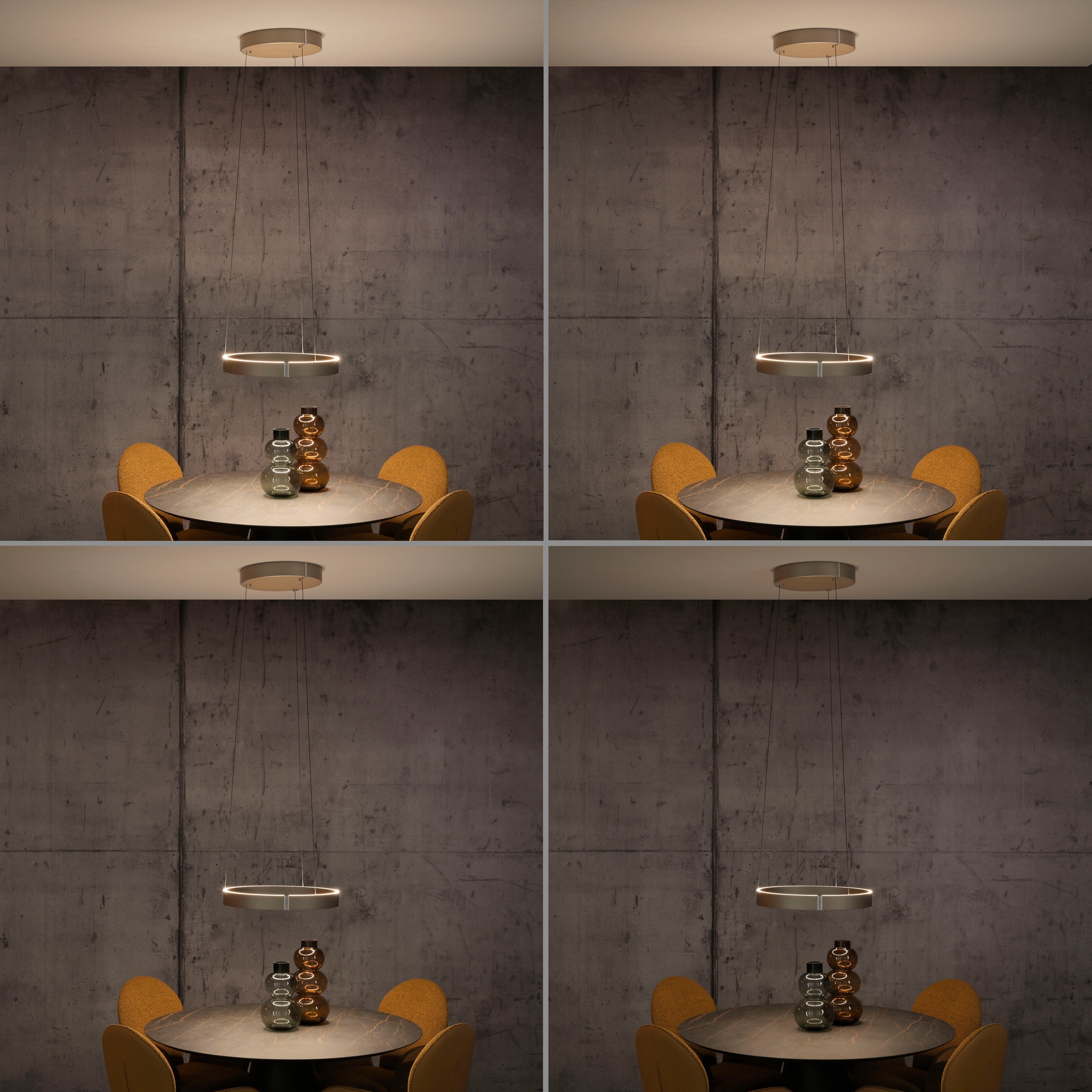 Neuhaus PURE LED Pendelleuchte »PURE E-Clipse« LED-Board 1 Stk. warmweiß - kaltweiß e-LIFT®-Funktion, CCT, dimmbar über Fernbedíenung