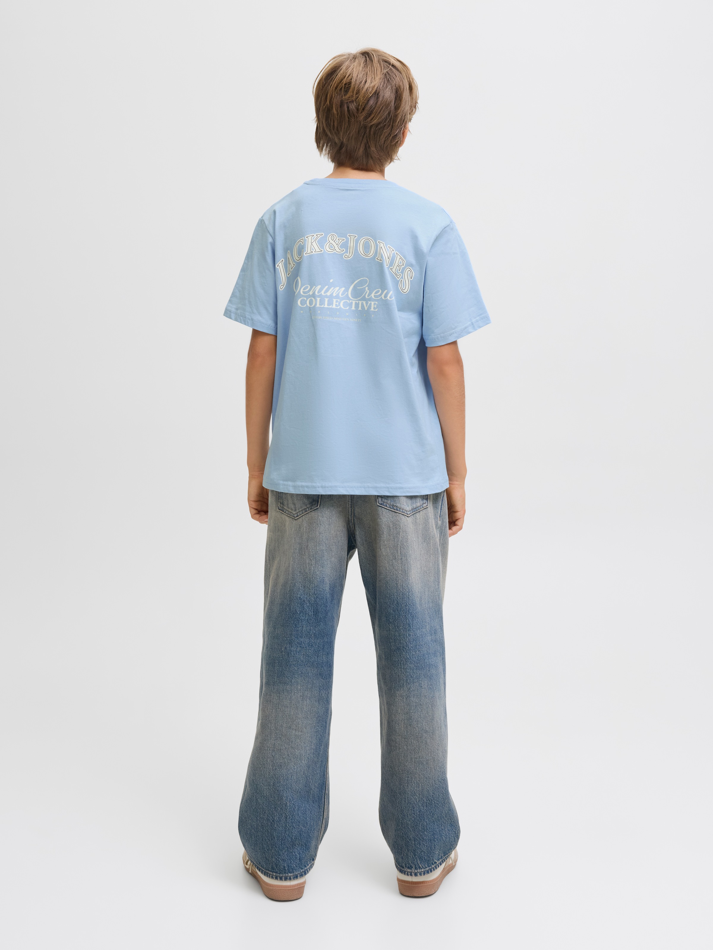 Jack & Jones Junior T-Shirt »JJEBRANDES BACKP RELAXED TEE SS SN JNR«