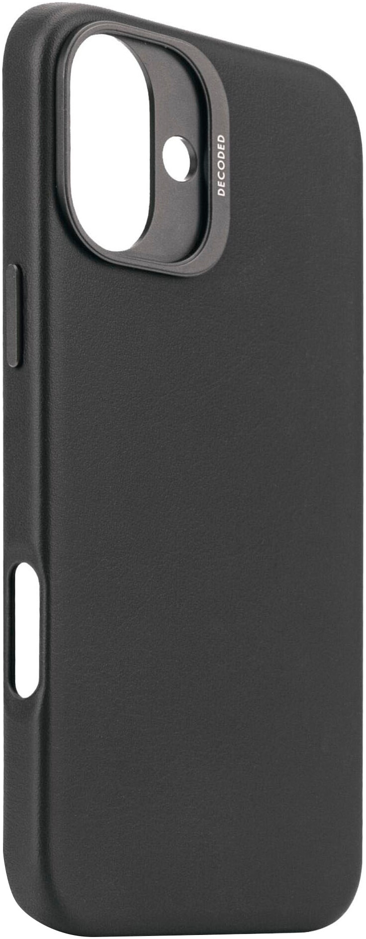DECODED Smartphone-Hülle »Leather Backcover iPhone 16 Plus«, Smartphones
