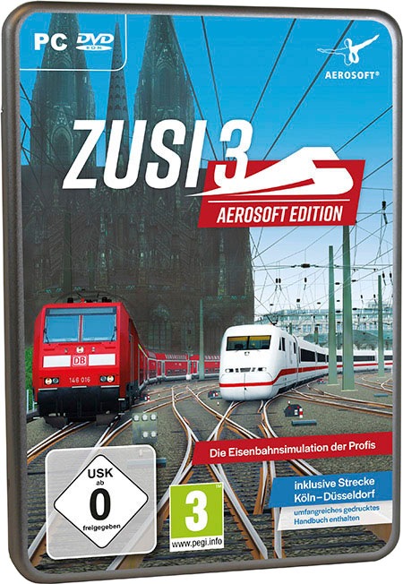AEROSOFT Spielesoftware »Zusi 3 Edition + Strecke Köln-Düsseldorf - [PC]« PC (ohne Farbbezeichnung)