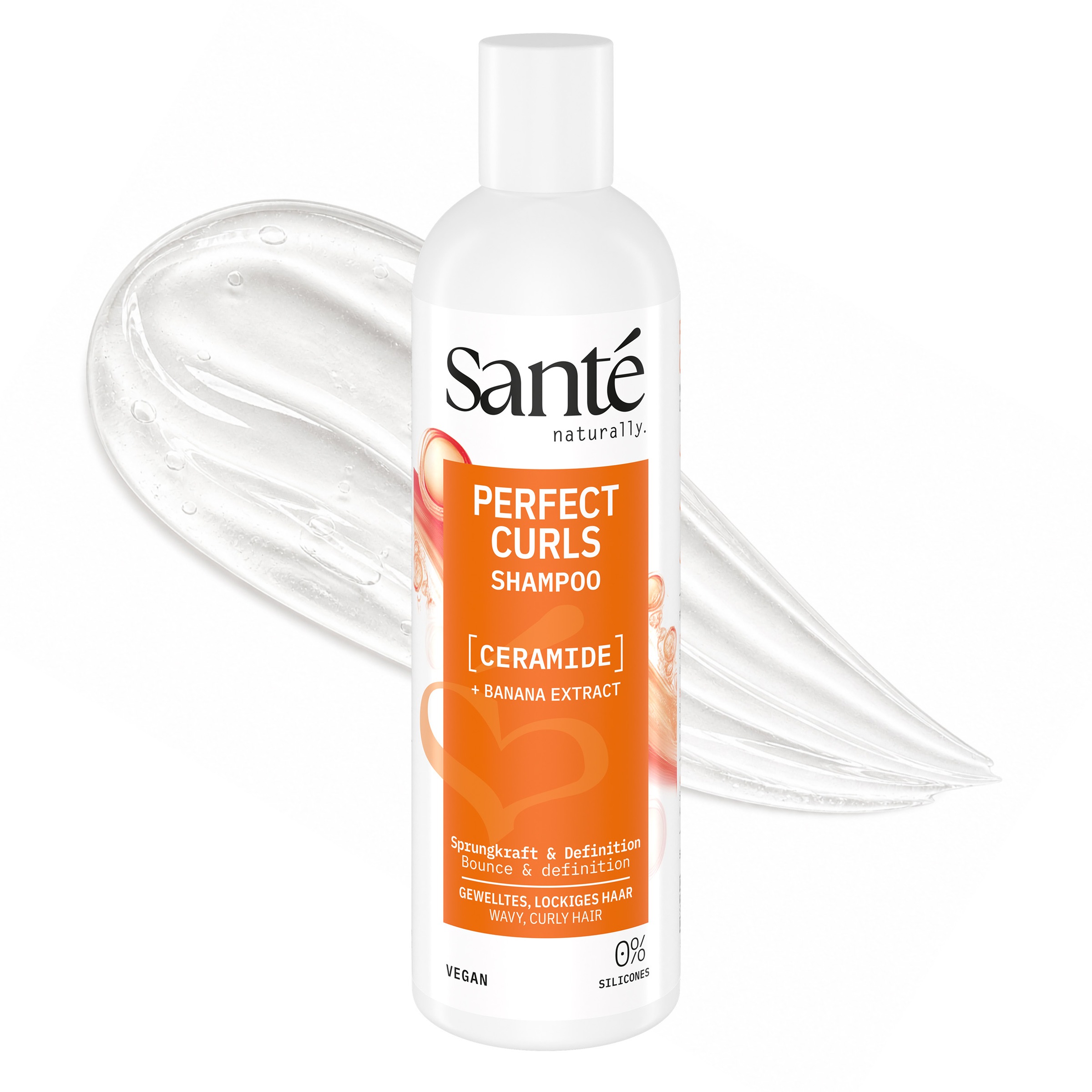 SANTE Haarshampoo »Perfect Curls Shampoo« Haarshampoo, mit Sojaöl und Avocadoöl, für Locken, 1000 ml