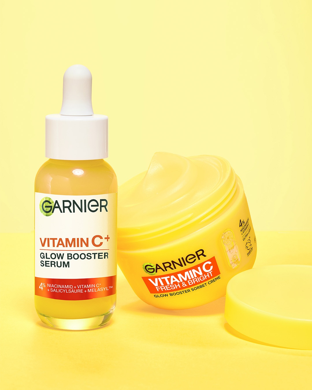 GARNIER Tagescreme »VITAMIN C FRESH & BRIGHT GLOW BOOSTER SORBET CREME«