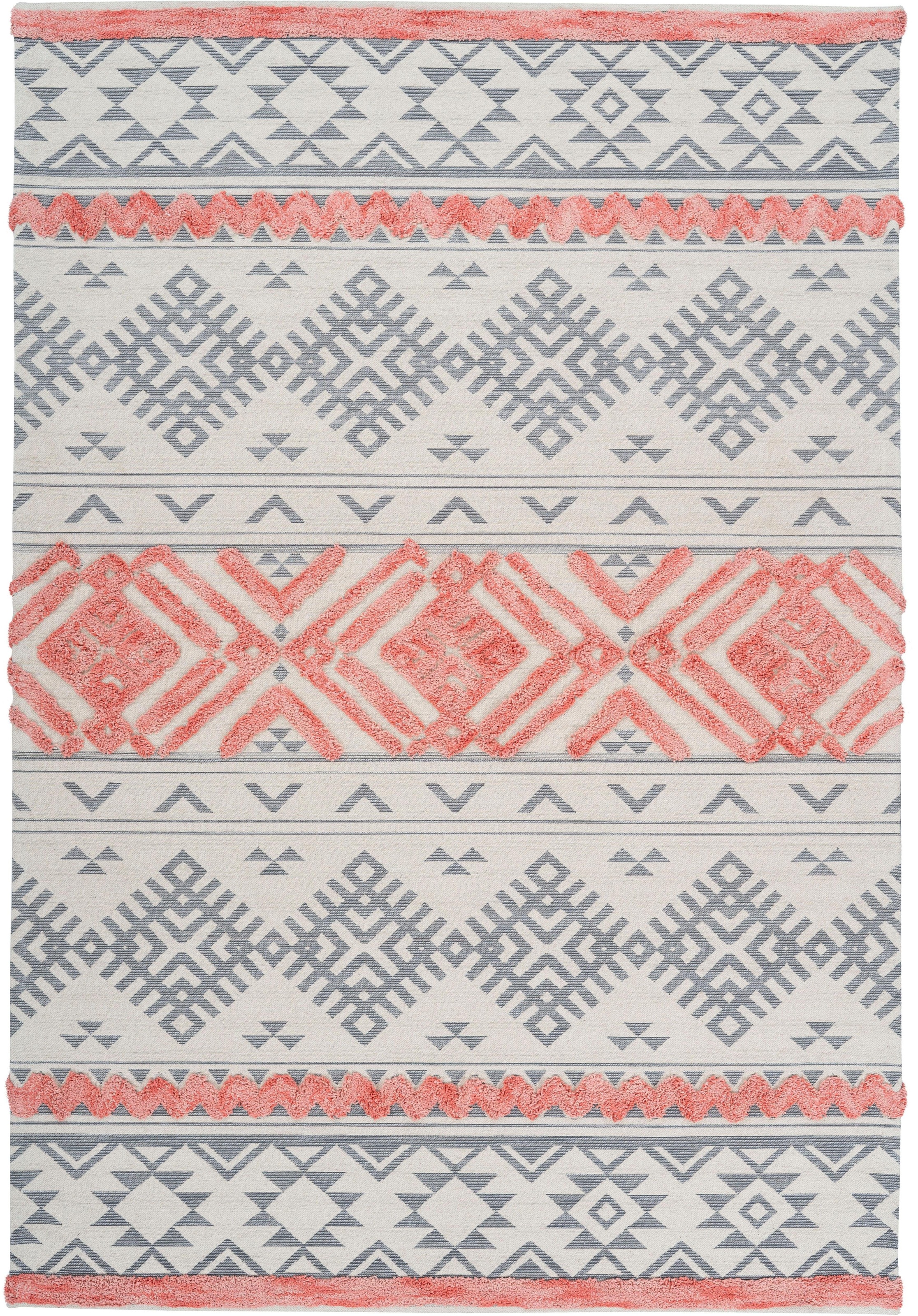 my home Teppich »Darius« rechteckig 10 mm Höhe Hoch-Tief, Pastell, Wohnzimmer