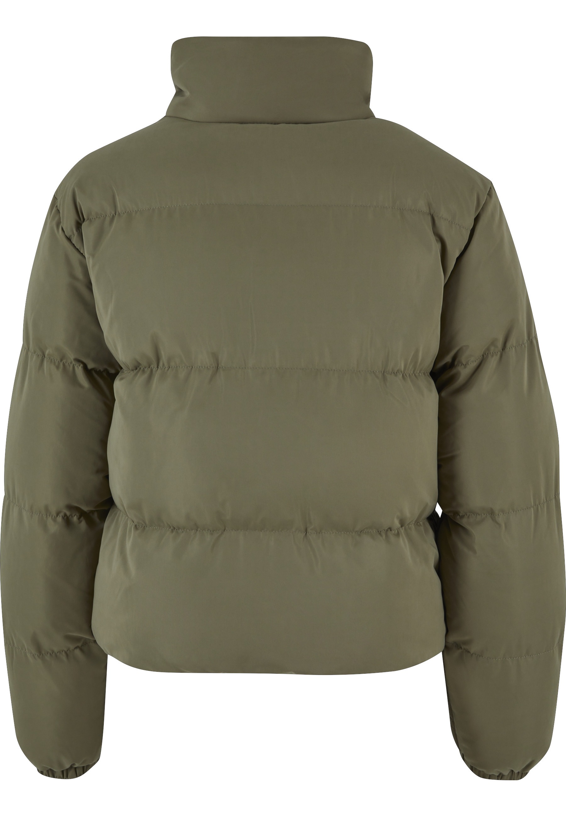 URBAN CLASSICS Winterjacke »Urban Classics Damen Ladies Short Peached Puffer Jacket« 1 Stk. tlg. ohne Kapuze