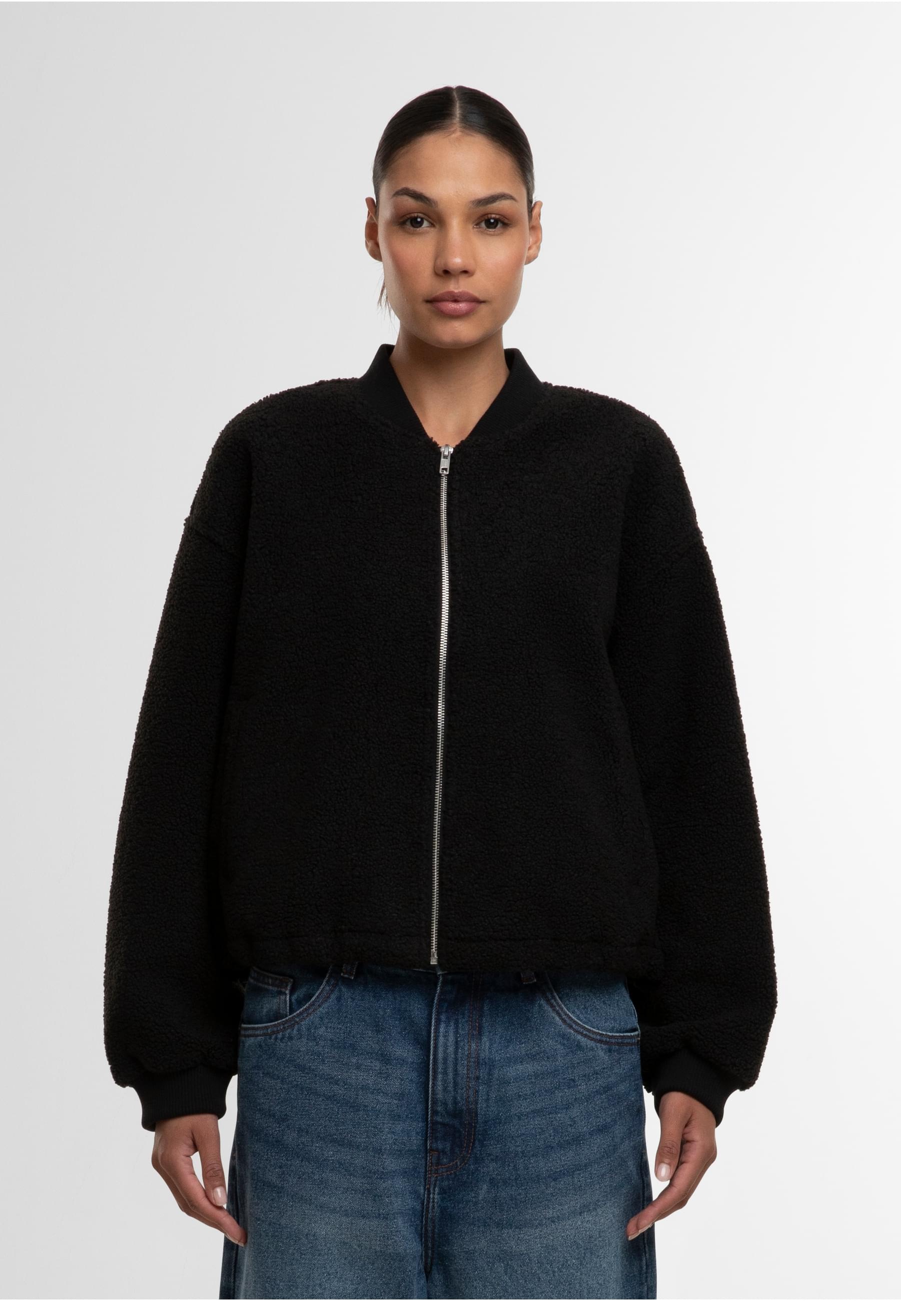 URBAN CLASSICS Bomberjacke »Urban Classics Ladies Structured Bomber Jacket« 1 Stk. tlg. ohne Kapuze