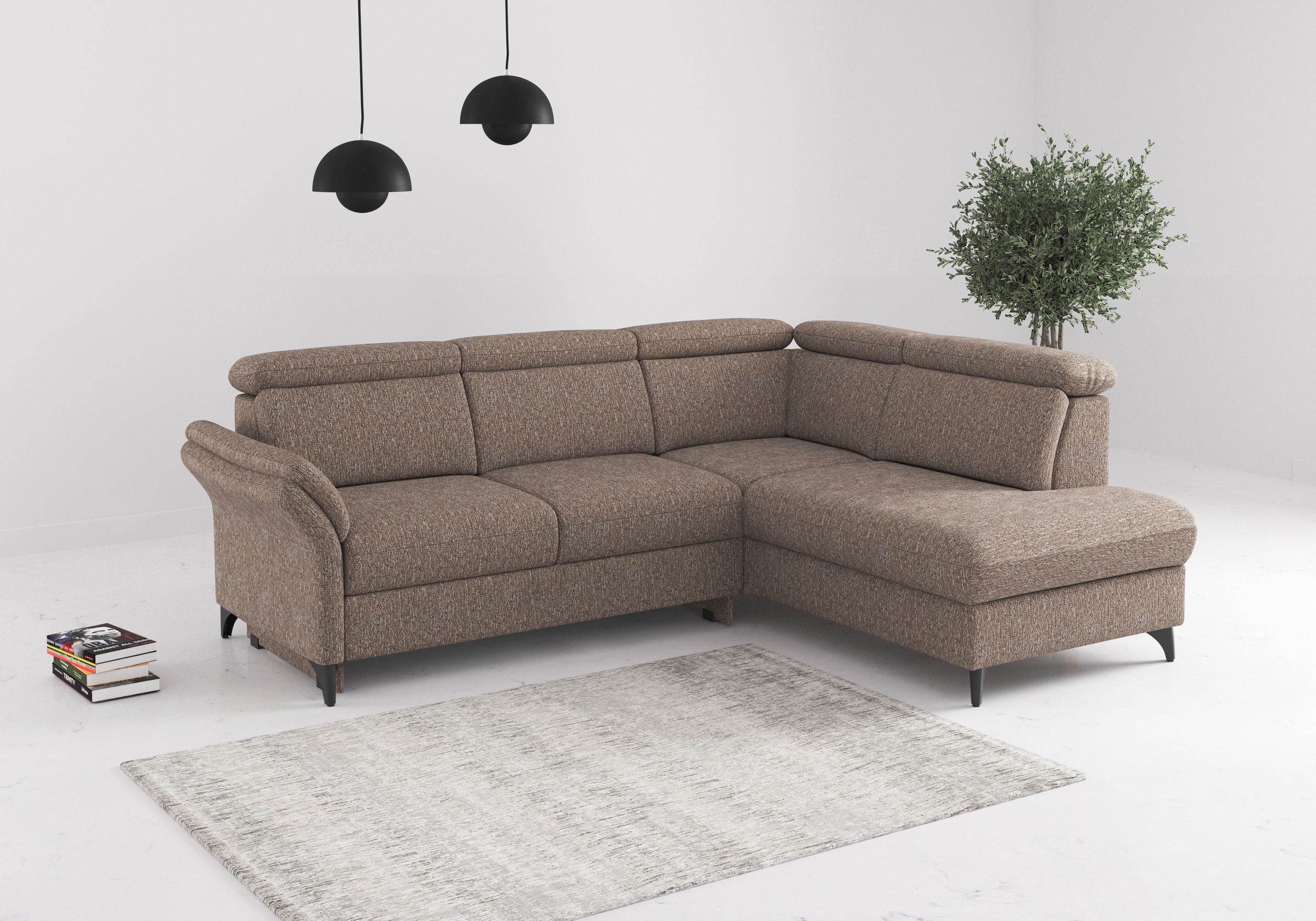sit&more Ecksofa »Glendale« inkl. Kopfteilverstellung,wahlweise mit Vorzieh günstig online kaufen
