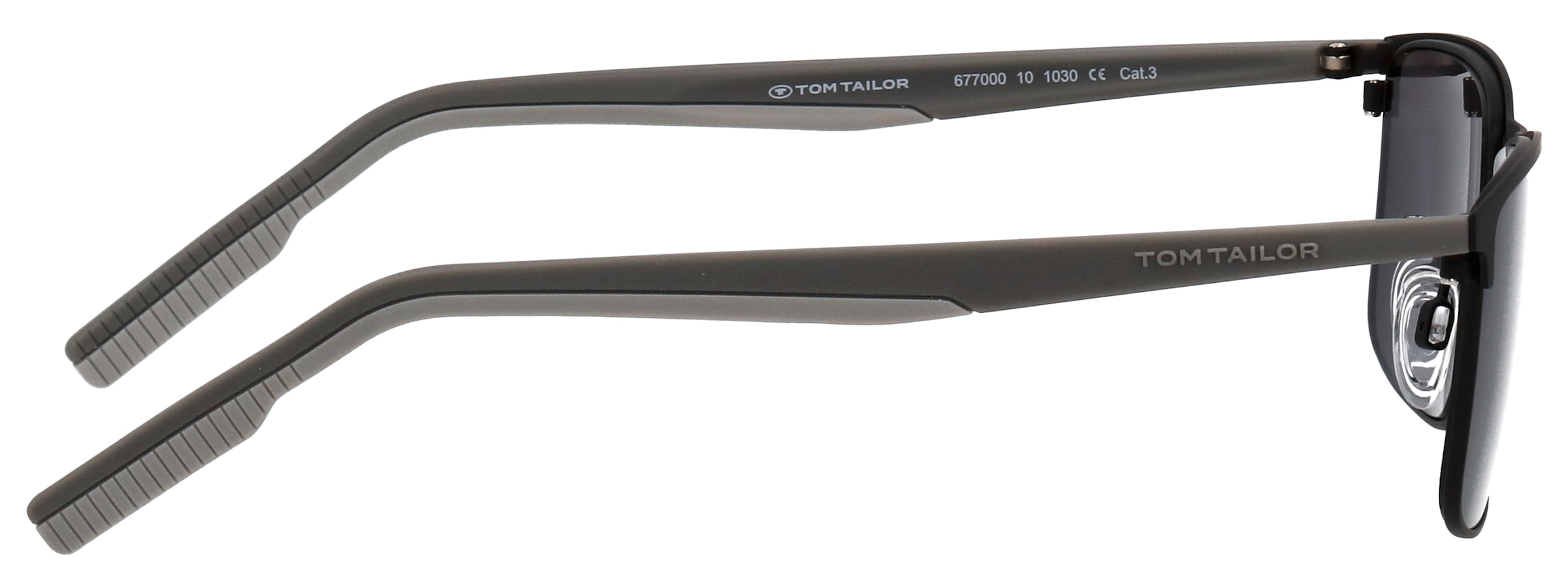 TOM TAILOR Sonnenbrille »Modell 677000« Form Karree/Eckig, Logoschriftzug auf Bügel, Kombifassung