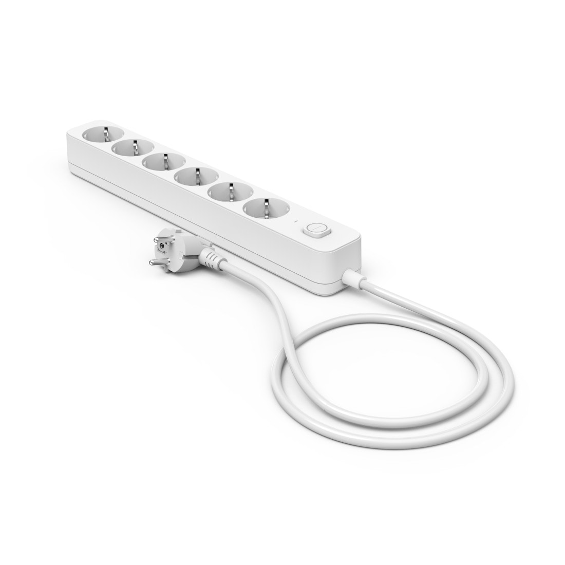 Hama Steckdosenleiste »Mehrfachsteckdosenleiste 6 fach mit Schalter, weiß, 1,4m Kabel«, 6-fach, (Ein- / Ausschalter Kabellänge 1,4 m)