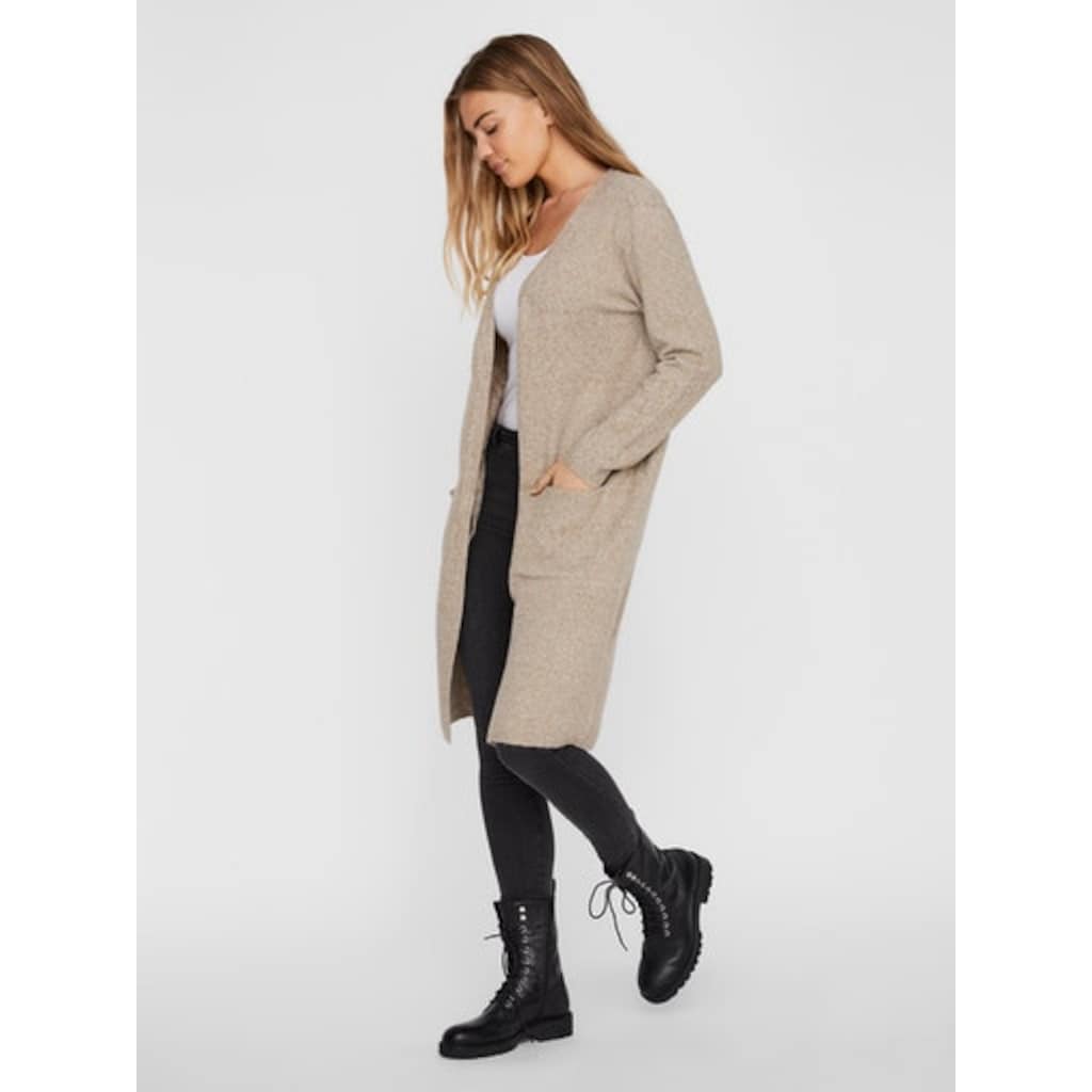 Vero Moda Strickjacke »VMDOFFY LS LONG OPEN CARDIGAN GA NOOS«