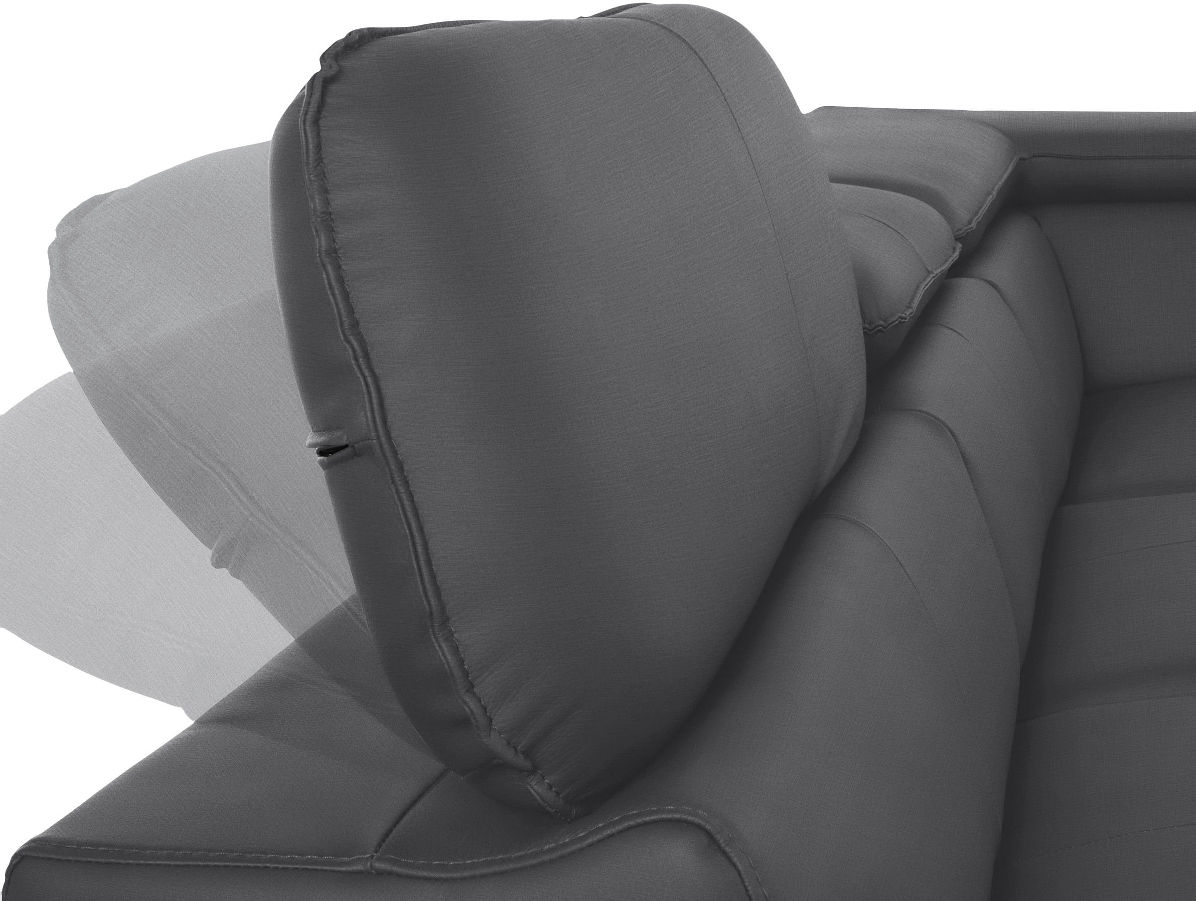 COTTA Ecksofa »Driver L-Form«, mit Kopfteilverstellung, wahlweise mit Bettfunktion & Bettkasten