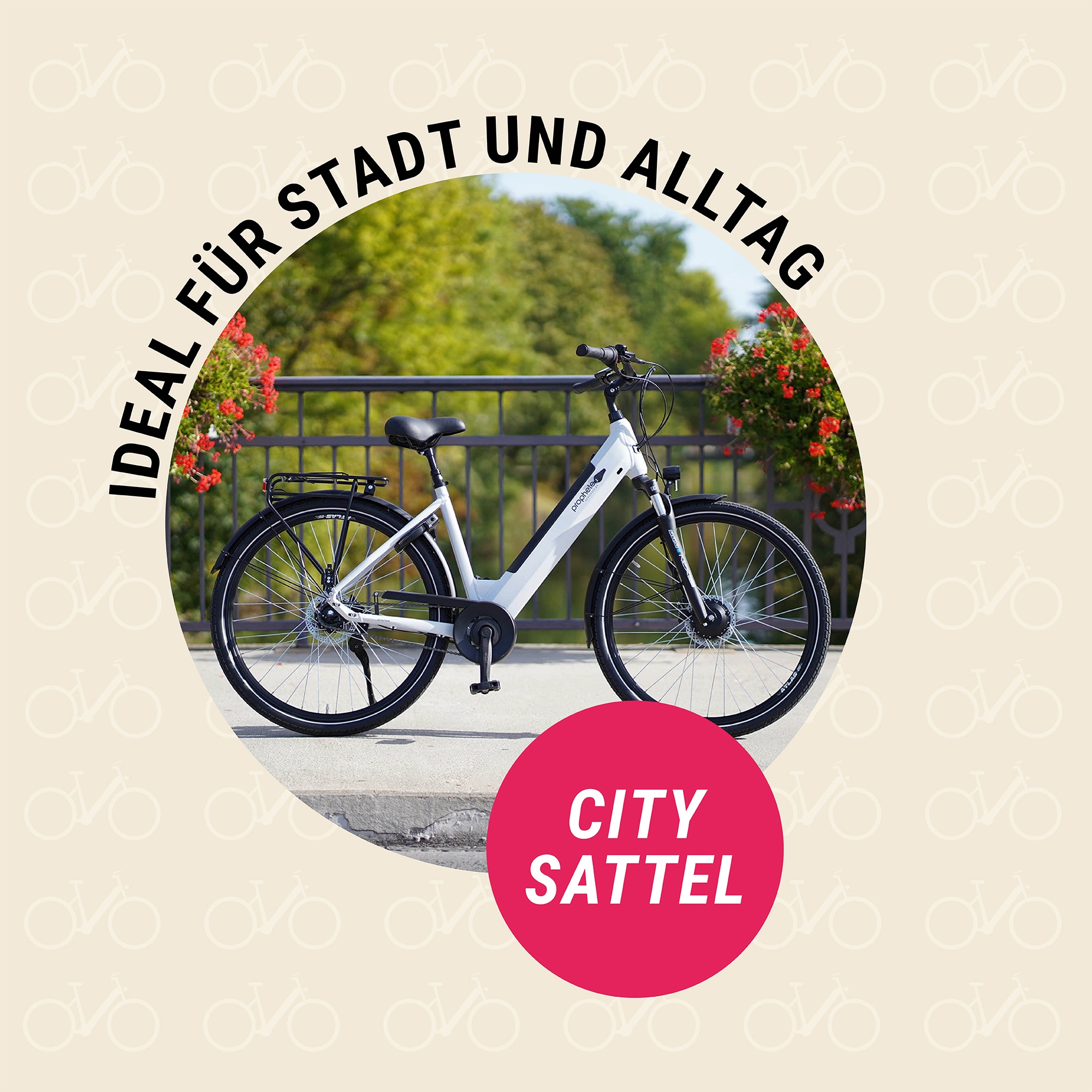 Prophete Fahrradsattel »Citysattel«