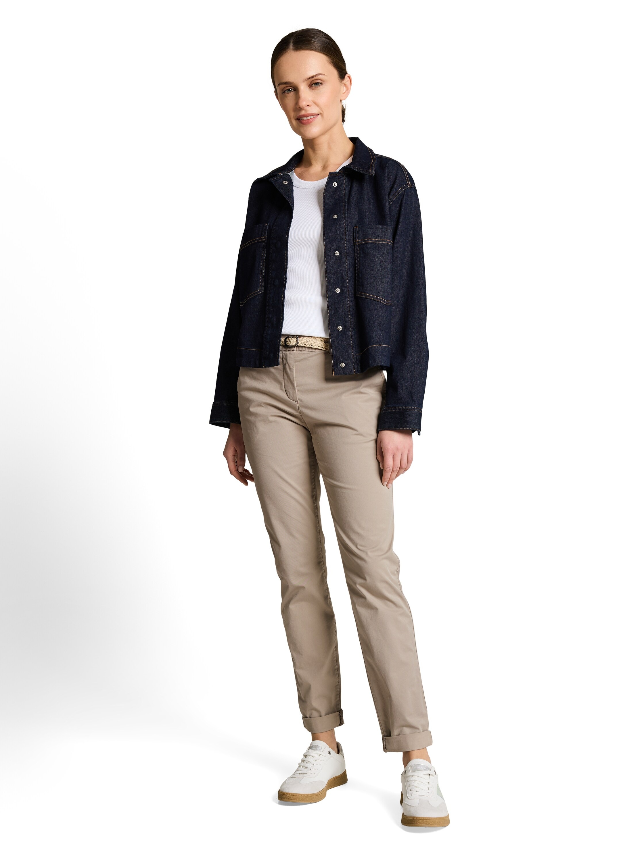 TOM TAILOR Chinohose »TOM TAILOR Chino«  mit Gürtel und Stretch