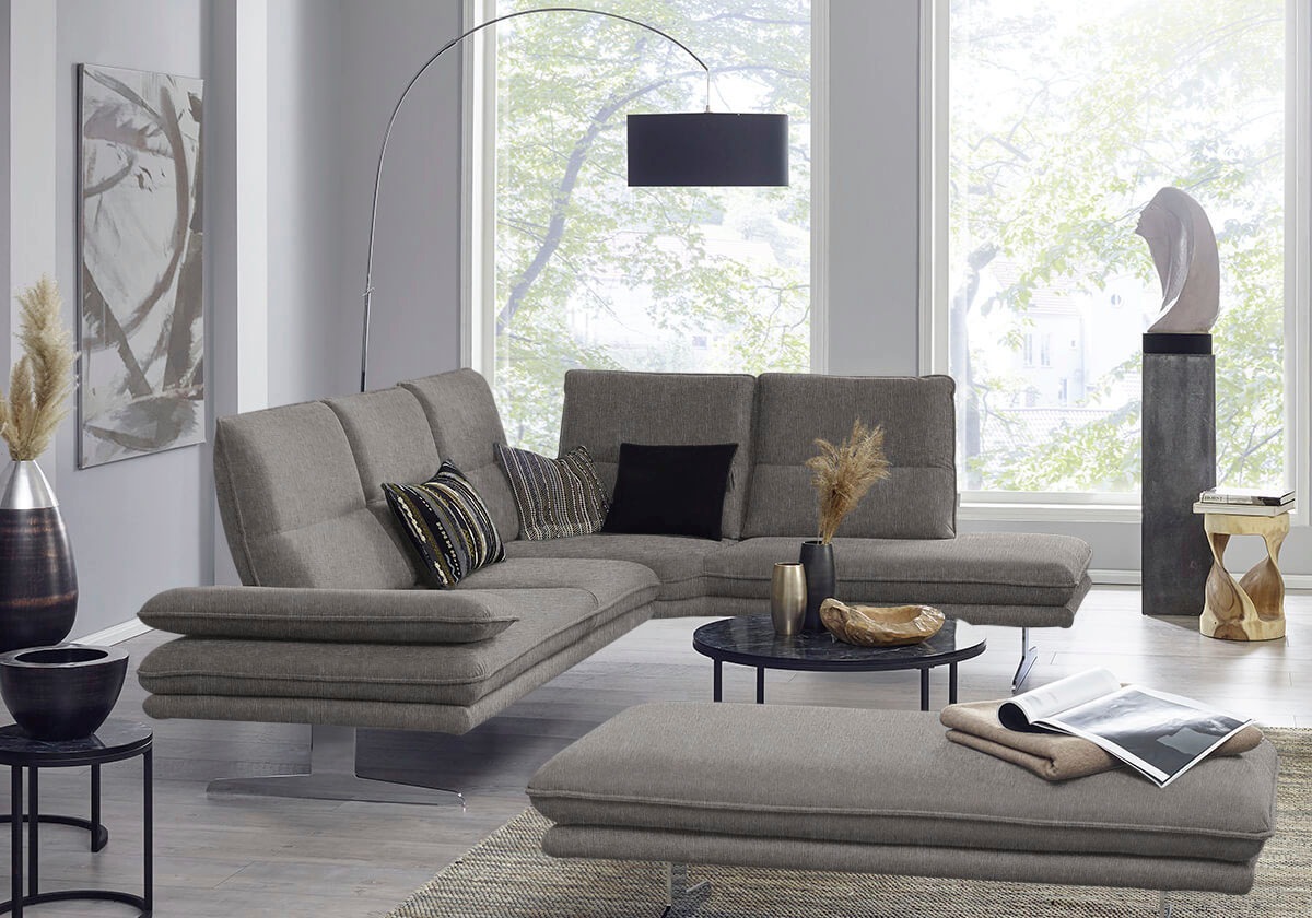 W.SCHILLIG Ecksofa »broadway, Designsofa, mit tollem Sitzkomfort, L-Form«, günstig online kaufen