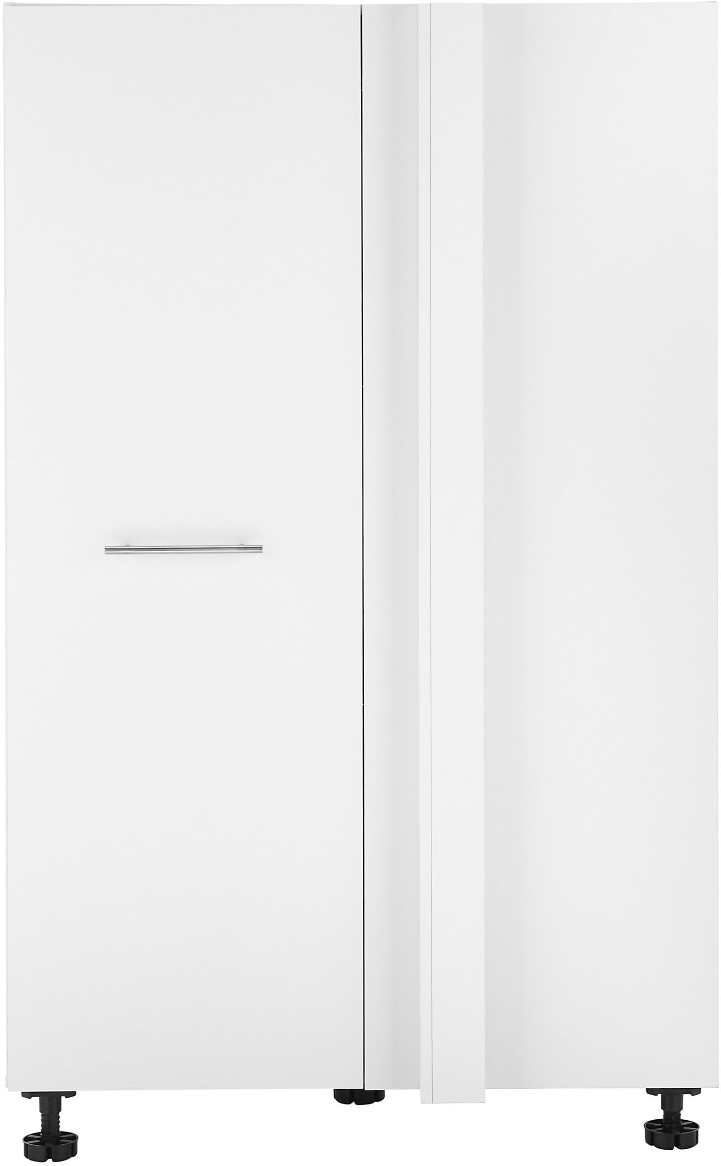 Laundreezy Eckschrank »Laundreezy, Eckschrank BxHxT 100x162x68 cm« 1 Stk. tlg. Breite 100cm, Tür L/R montierbar, Softclose-Funktion