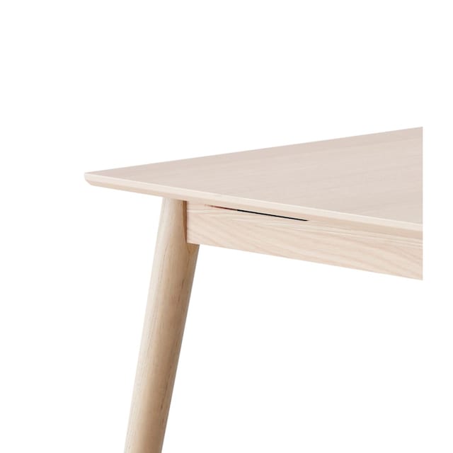 Hammel Furniture Esstisch »Meza by Hammel«, bootsförmige Tischplatte MDF,  Gestell aus Massivholz, 2 Einlegeplatten auf Rechnung kaufen