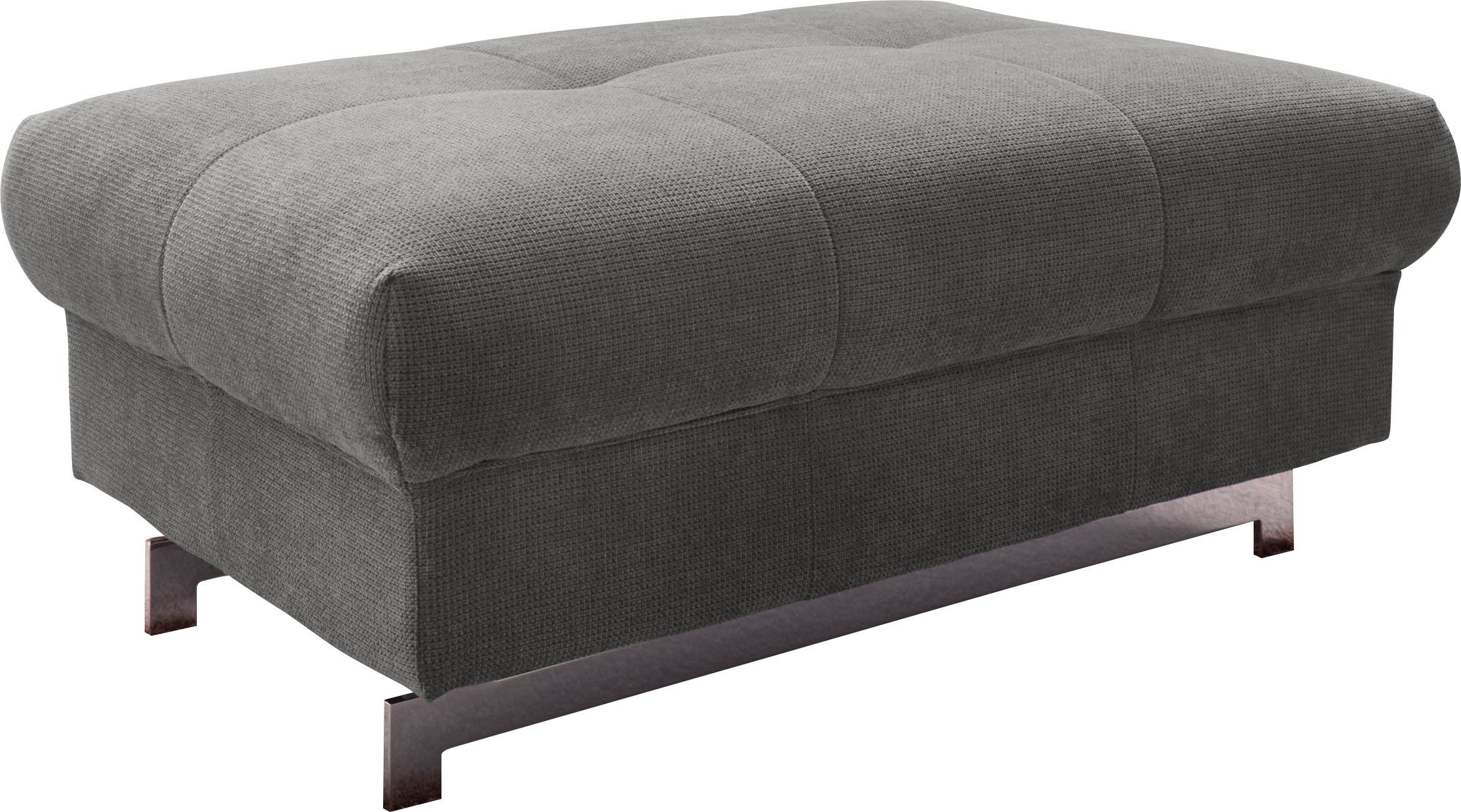 COTTA Polstergarnitur »Chef L-Form«, (Set, 2 tlg.), Set bestehend aus: Ecksofa mit Kopfteilverstellung & Hocker