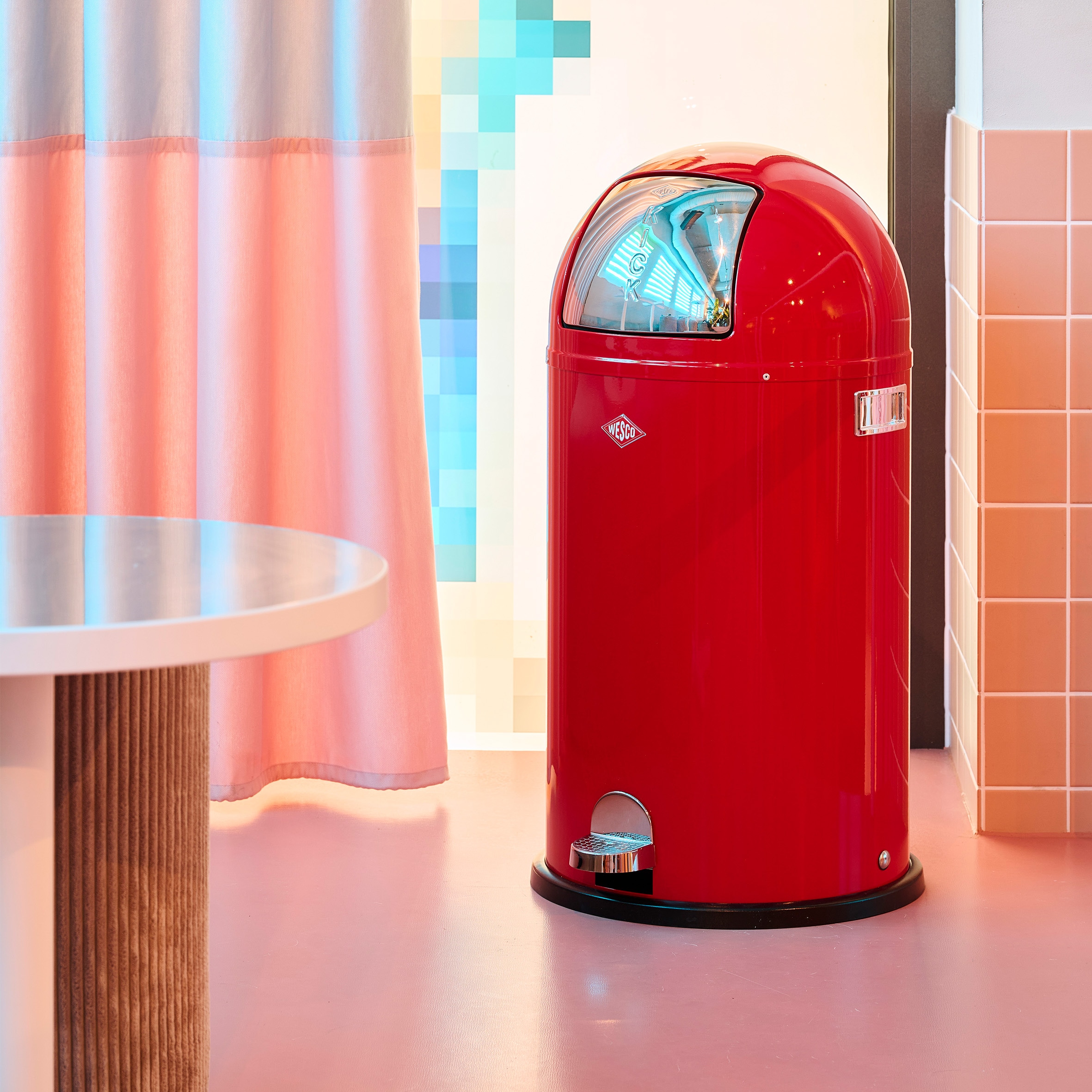 WESCO Mülleimer »Kickboy«, 1 Behälter, Abfallsammler, 40 Liter