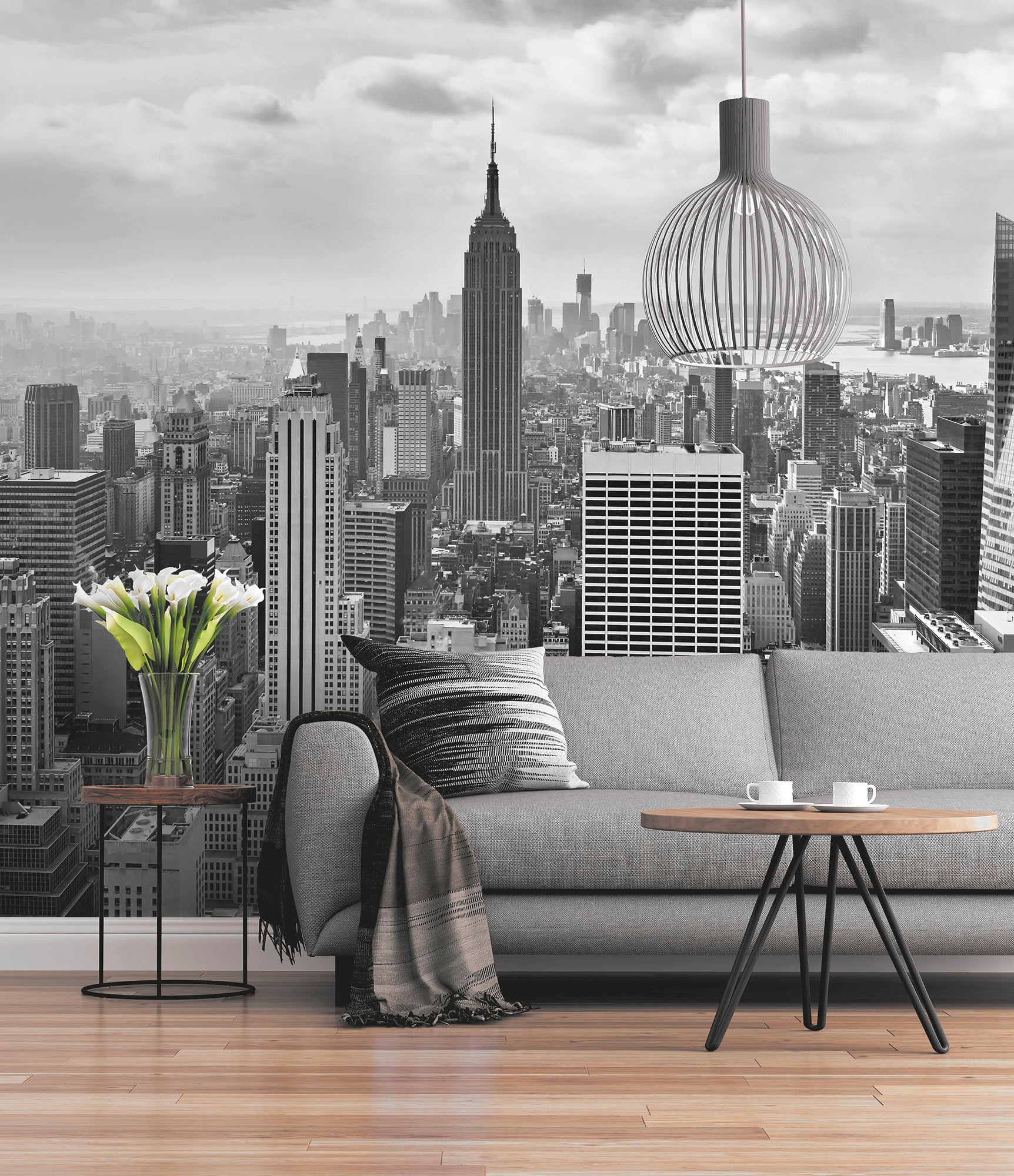 Komar Fototapete »NYC Black and White - Größe 368 x 254 cm«, bedruckt, Wohn günstig online kaufen