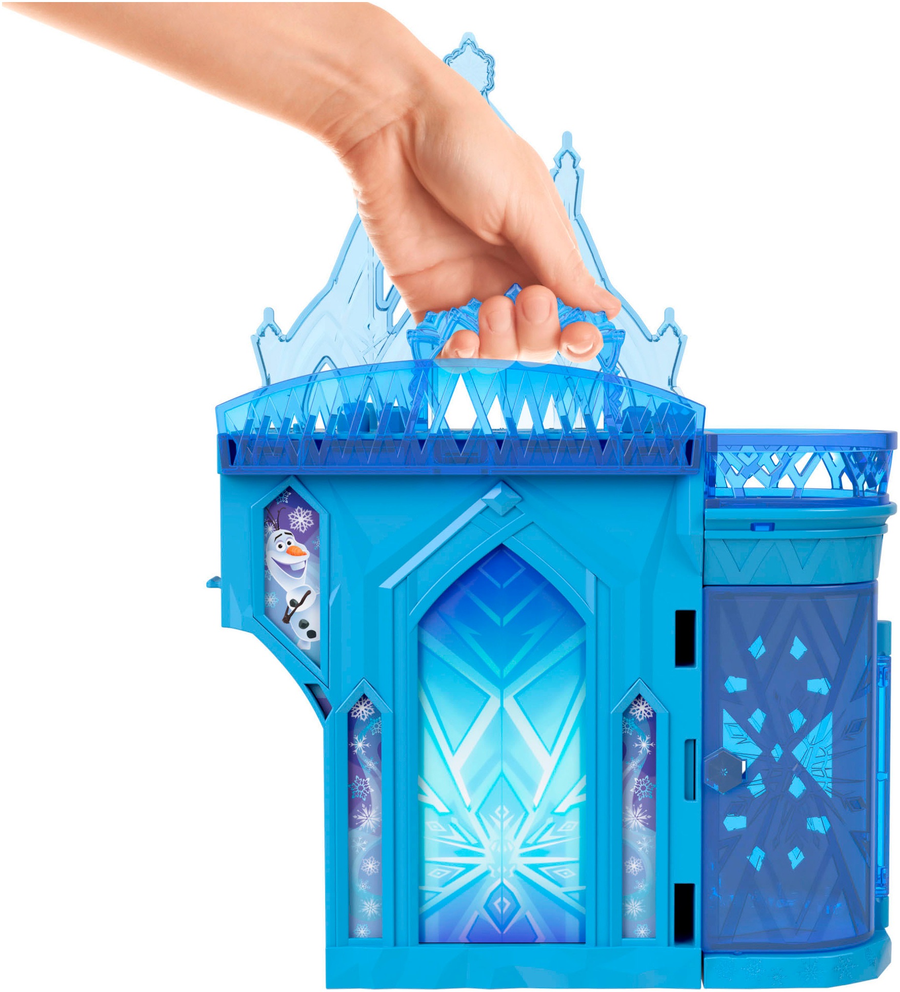 Mattel® Spielwelt »Disney Die Eiskönigin Kleine Puppen Elsa Stapelschloss«