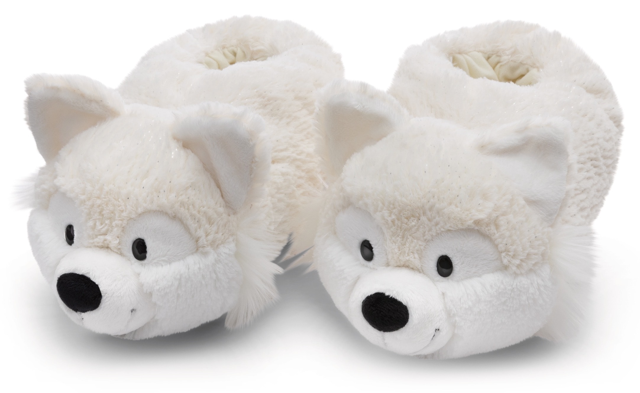 Nici Plüsch Hausschuhe »POLARFUCHS VANJA«, Pantoffel, Kuscheltier-Hausschuh mit Polarfuchs Motiv