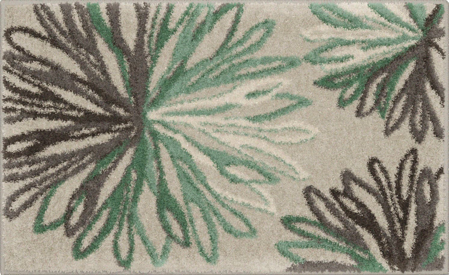 Grund Badematte »Art«, rutschhemmend beschichtet, fußbodenheizungsgeeignet, florales Muster, elegante Badematte