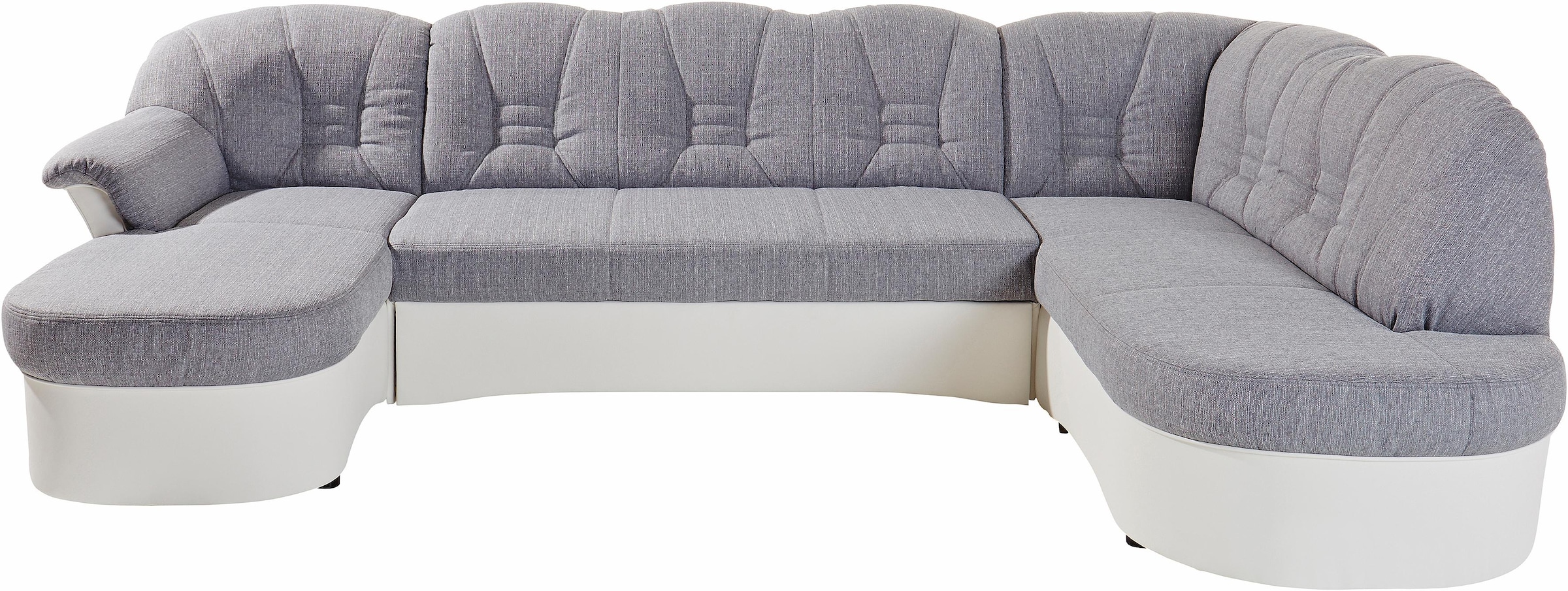 DOMO collection Wohnlandschaft »Elva, zeitloses Design, elegante Rückenstep günstig online kaufen