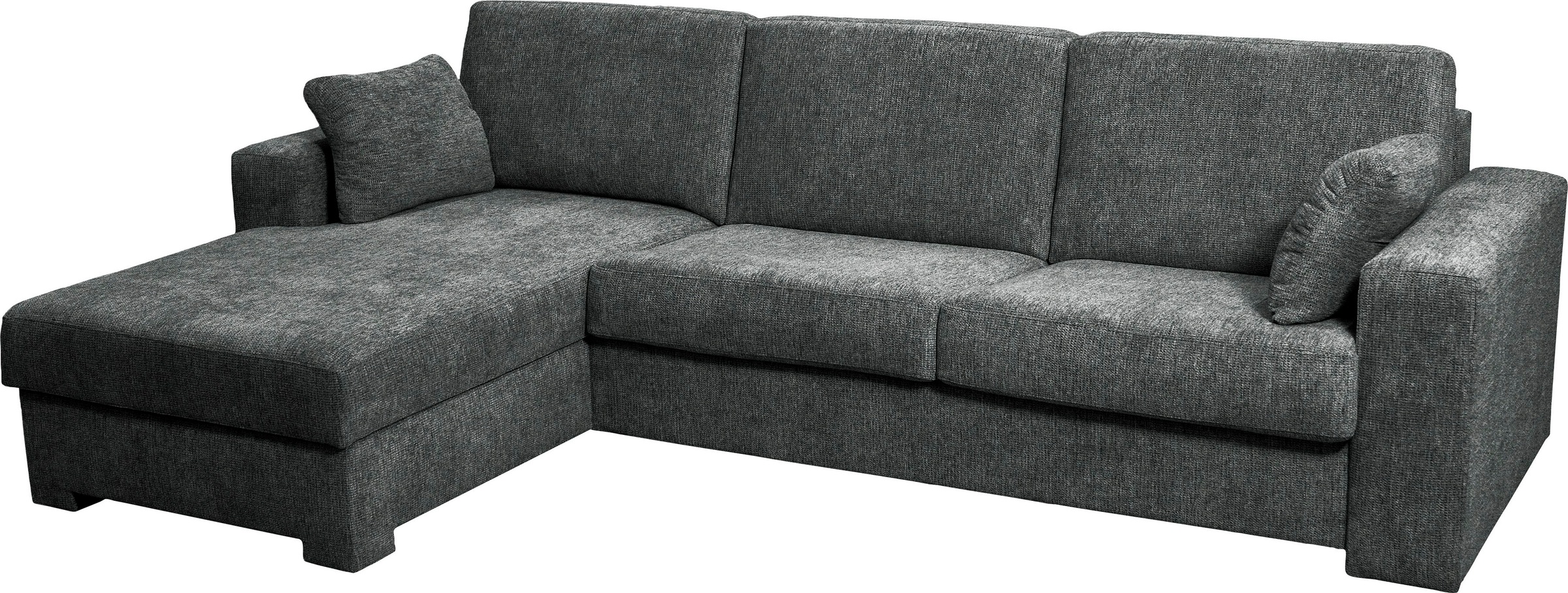 Home affaire Ecksofa »Roma "M" Matratzenhöhe 14 cm, Dauerschlaffunktion, mit Unterfederung,«, Liegemaße ca 143x198 cm, L-Form