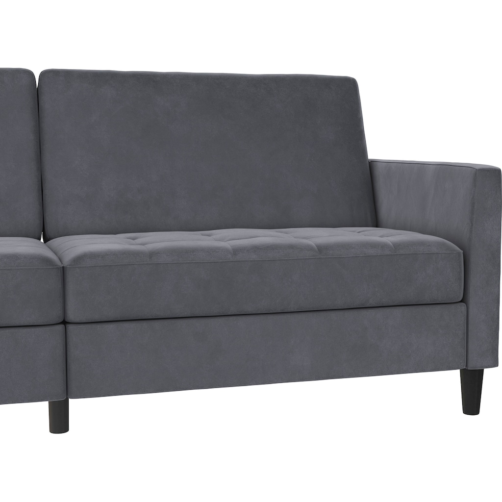 Dorel Home 3-Sitzer »Presley«, Sofa mit Bett-Funktion und verstellbarer Rückenlehne