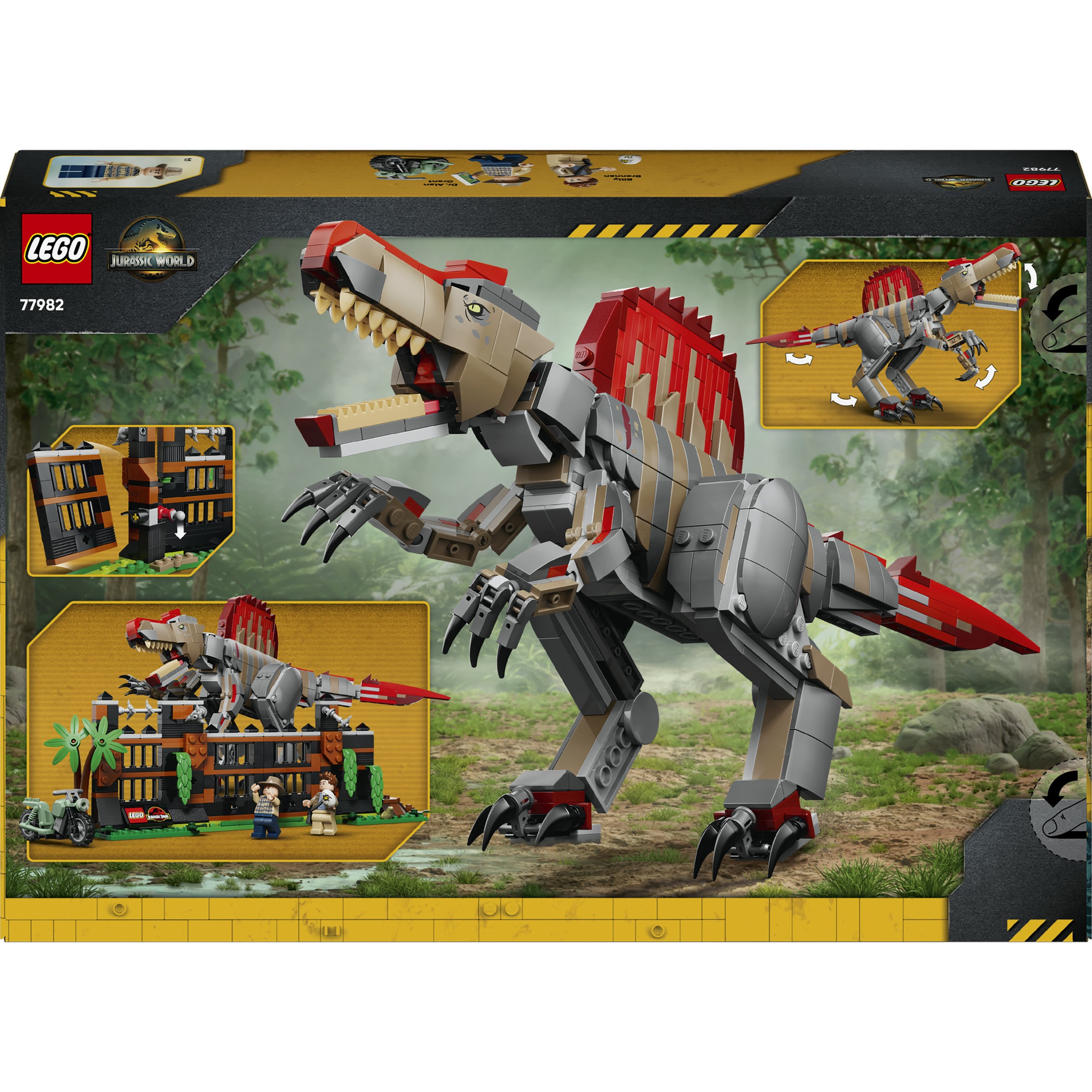 LEGO® Konstruktionsspielsteine »Flucht des Spinosaurus (77982), LEGO Jurassic World« Made in Europe