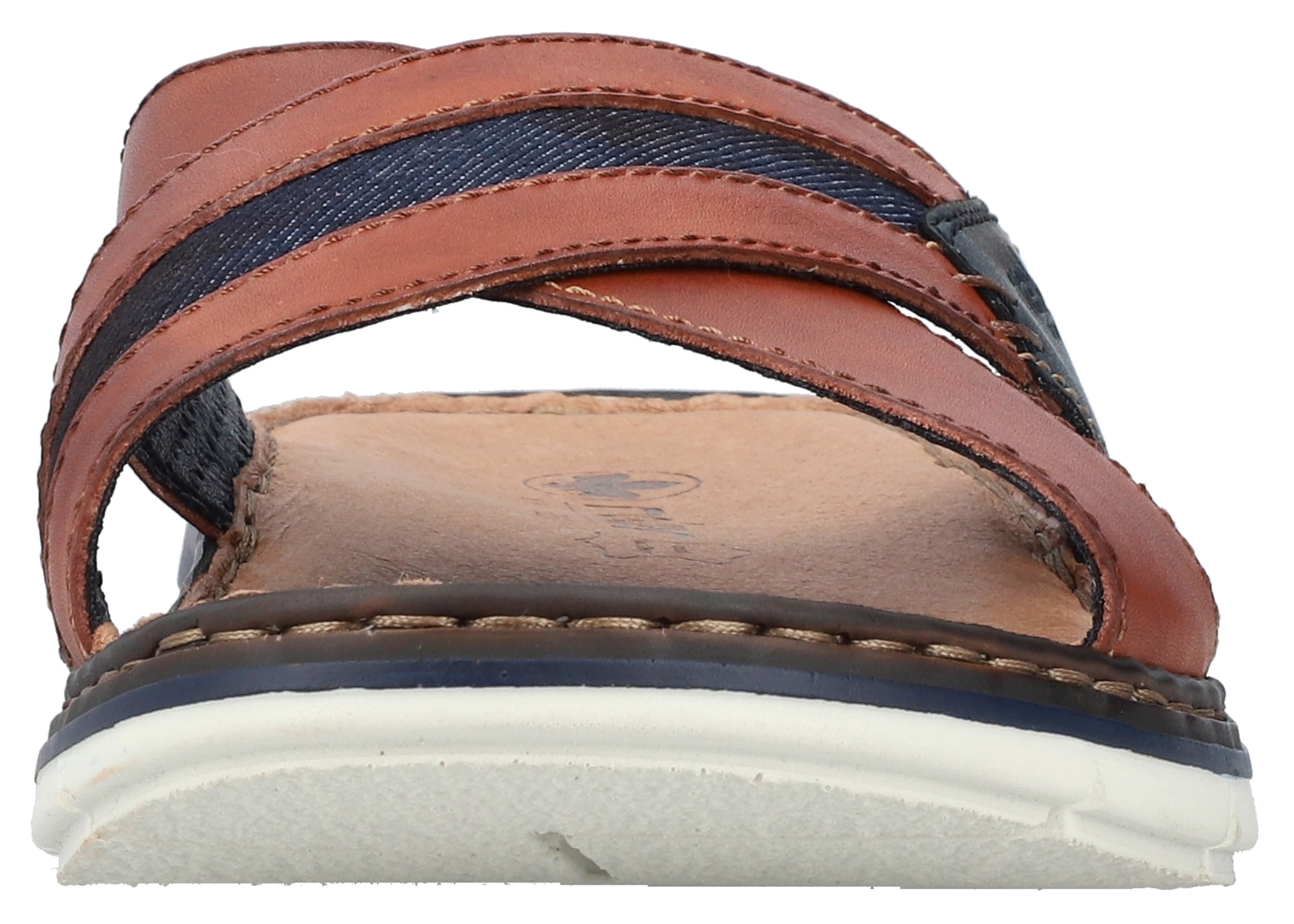 Rieker Pantolette, Sommerschuh, Strandschuh, Hausschuh mit weicher Innensohle