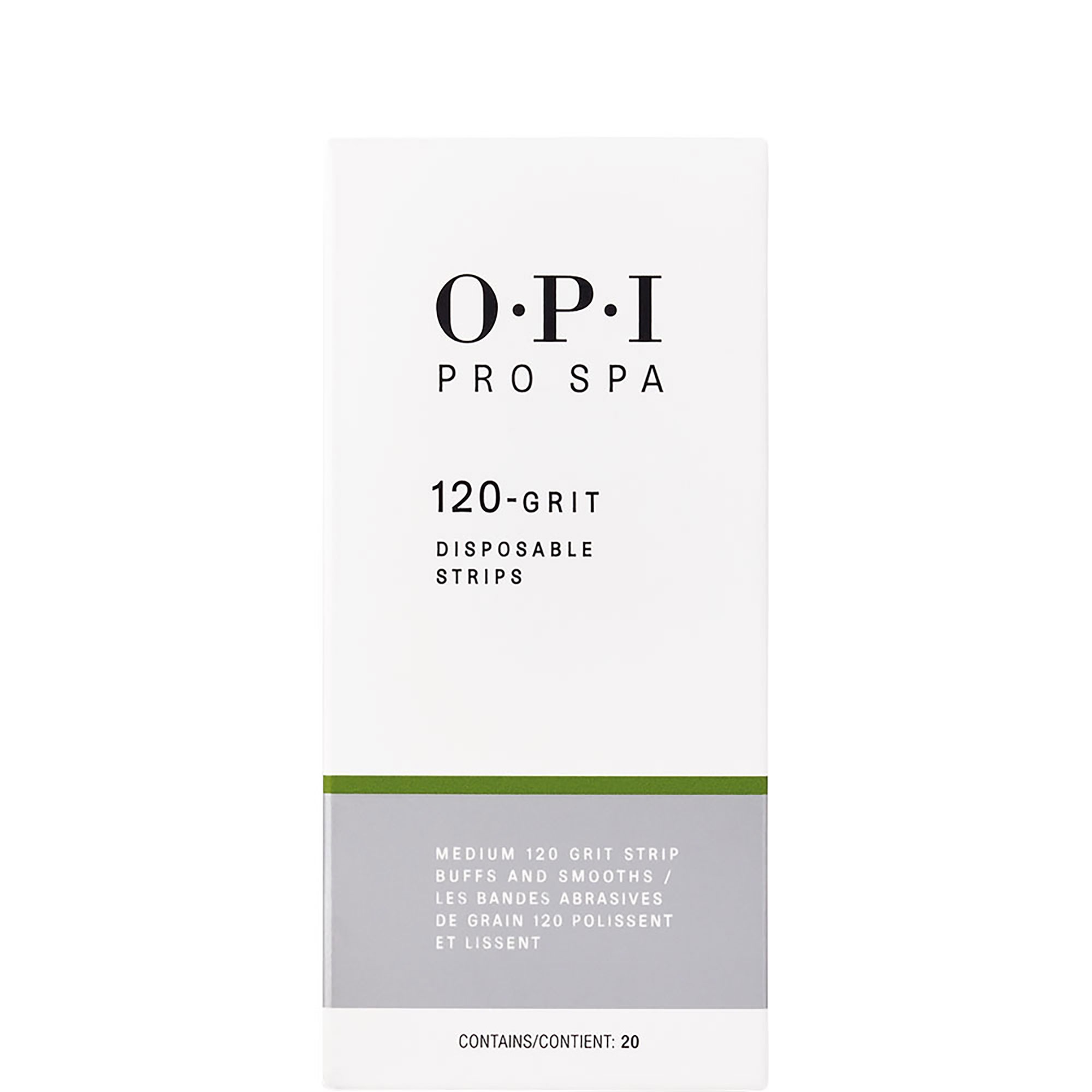 OPI Sandblatt-Nagelfeile »Disposable Grit Strips 80 Grit – 20 Stück« 120er günstig online kaufen