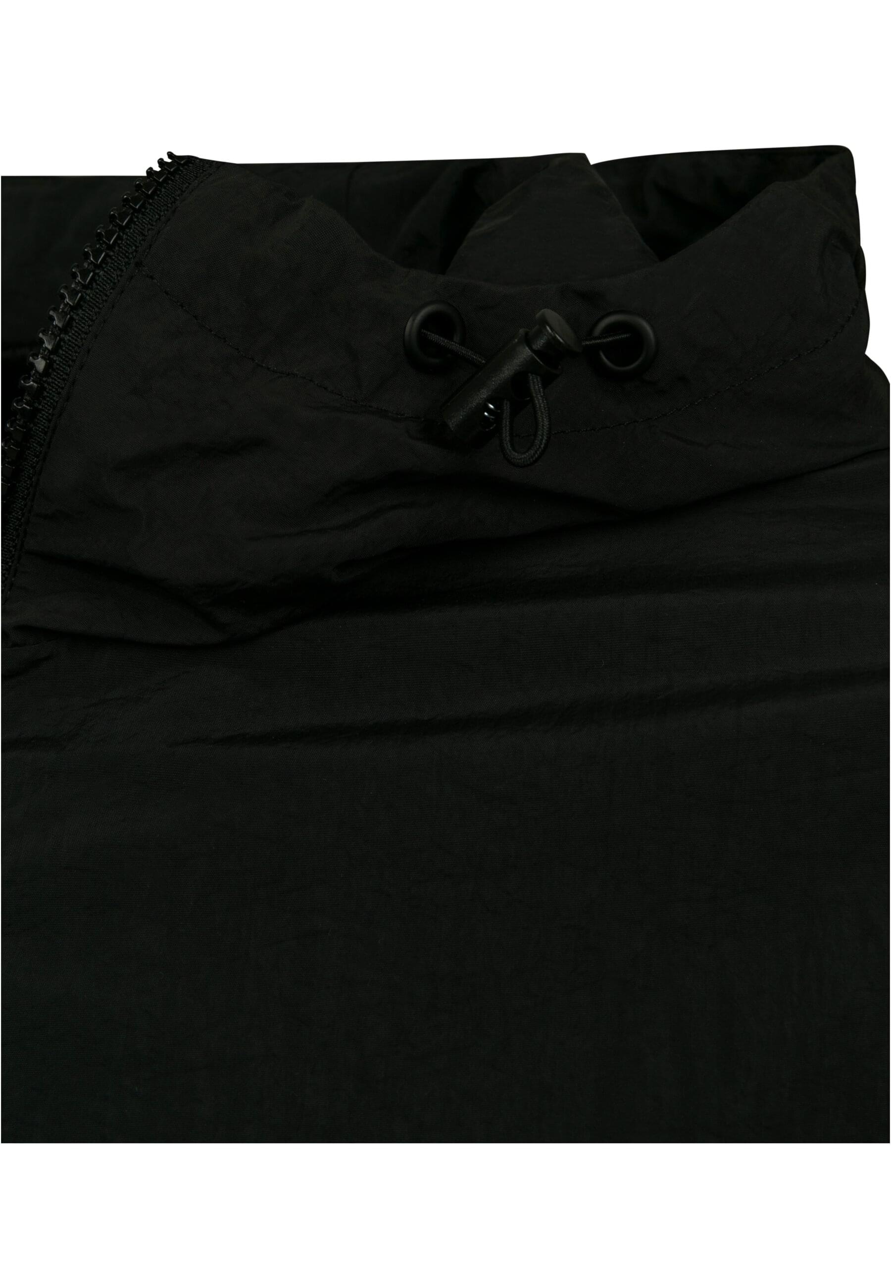 URBAN CLASSICS Allwetterjacke »Urban Classics Herren Crinkle Panel Track Jacket« 1 Stk. tlg. mit Kapuze