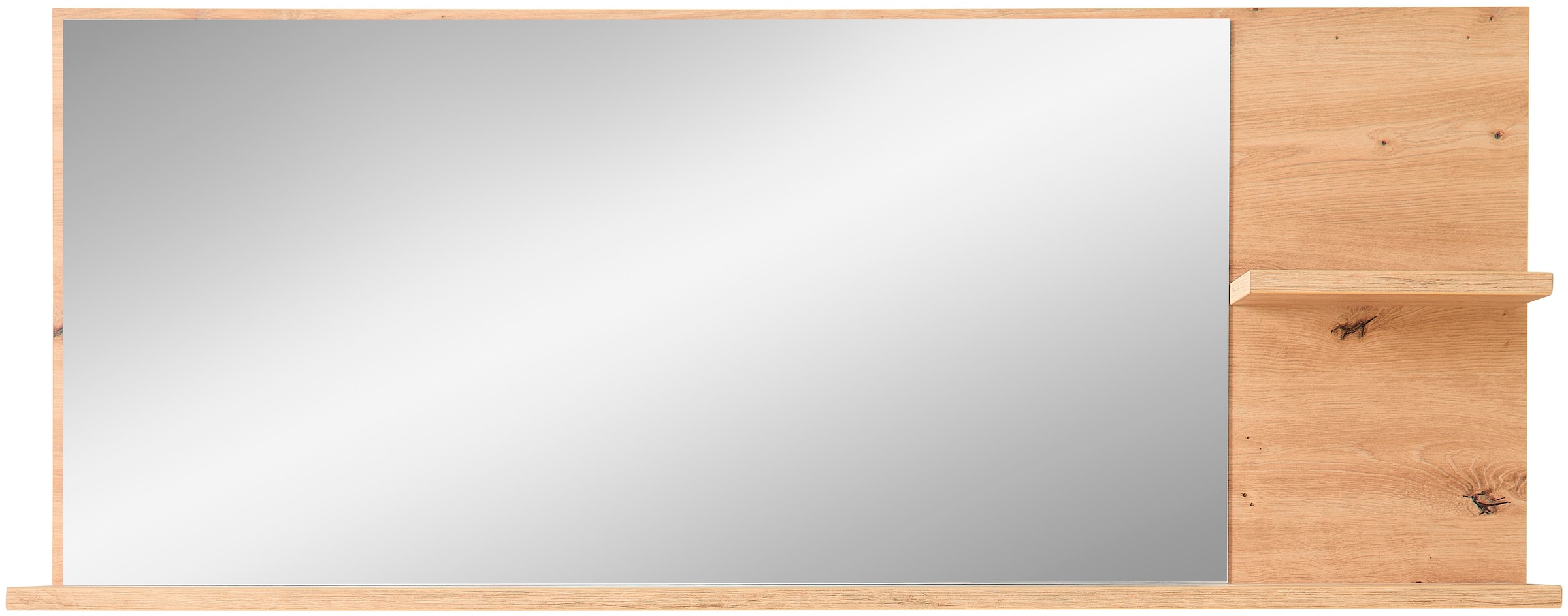Innostyle Garderobenspiegel »BARI Wandspiegel«, (1 St.), Spiegelfläche 148 x 60 cm, 2 Ablageböden