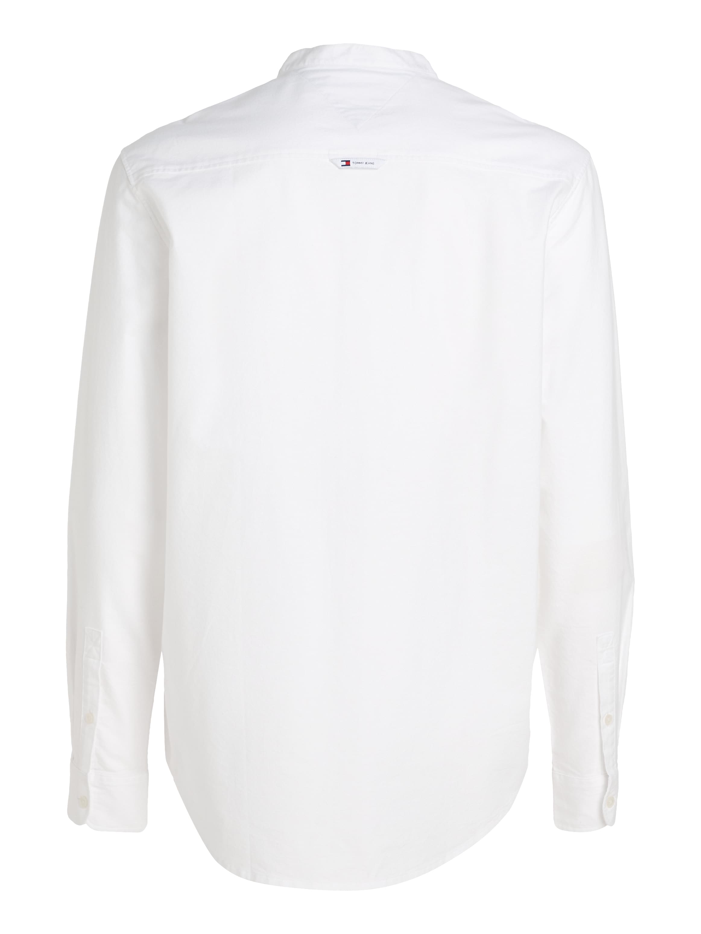 Tommy Jeans Langarmhemd »TJM REG OXFORD MAO SHIRT«, mit Logostickerei