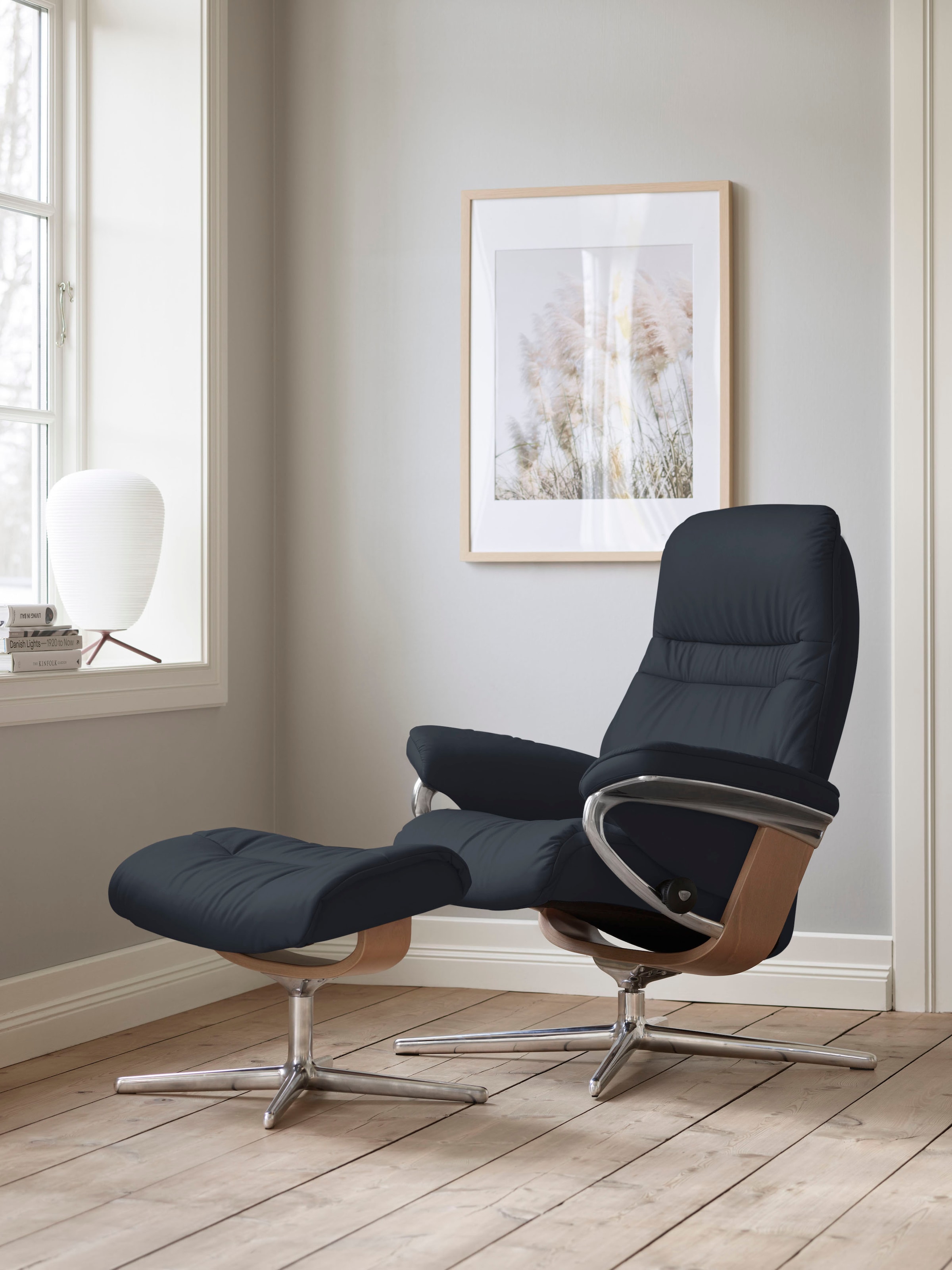 Stressless® Relaxsessel »Sunrise«, (Set, Relaxsessel mit Hocker), mit Hocke günstig online kaufen