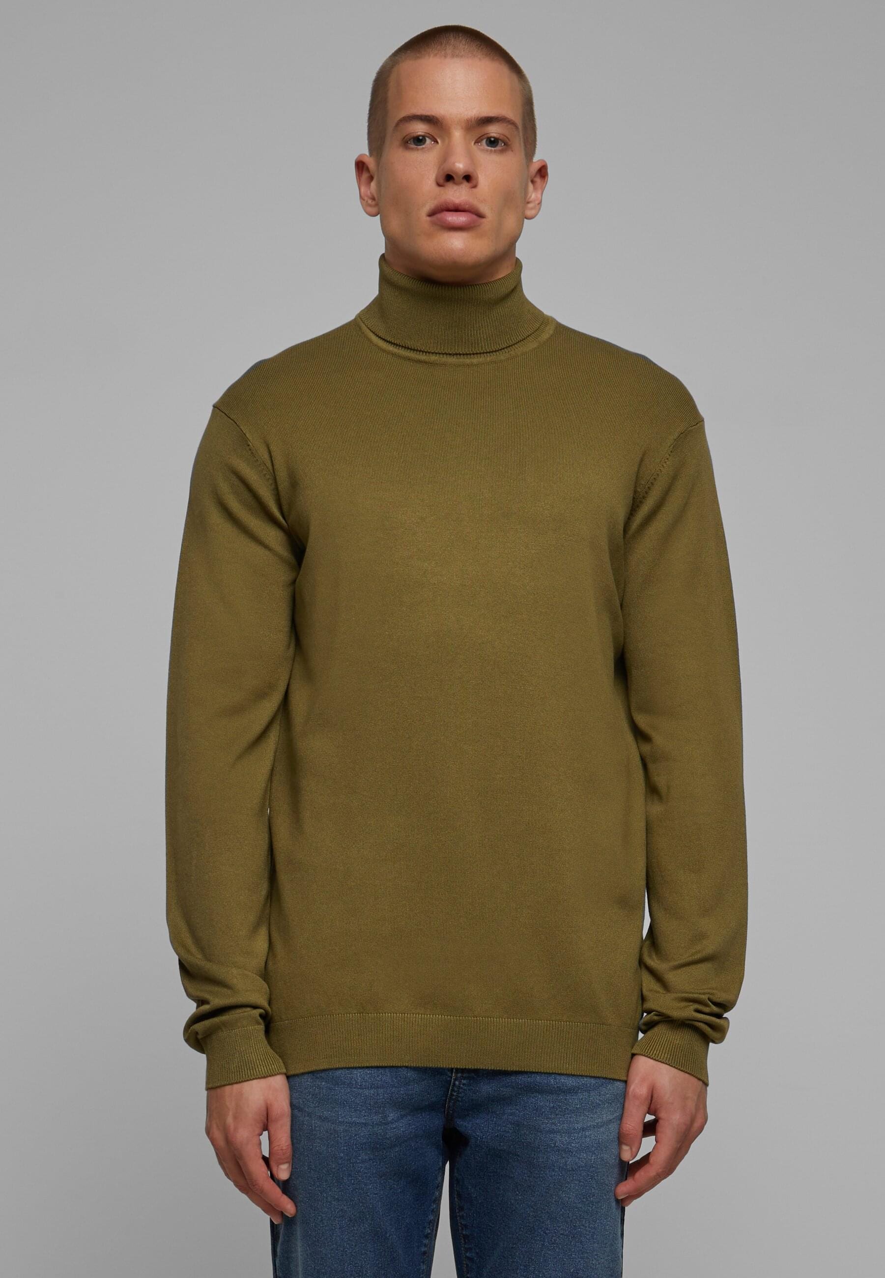 URBAN CLASSICS Rundhalspullover »Urban Classics Herren Knitted Turtleneck Sweater« 1 Stk.