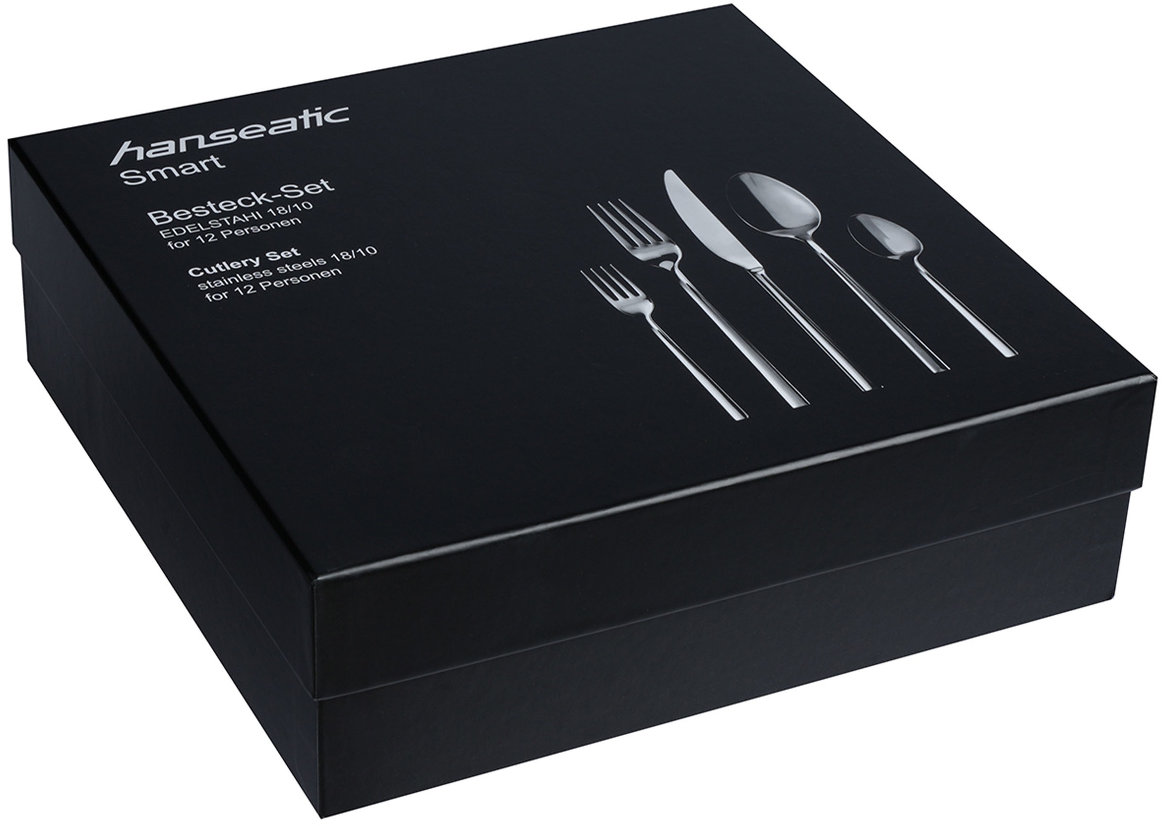 Hanseatic Besteck-Set »SMART, glänzend«, (Set, 60 tlg.), leichtes und minimalistisches Design