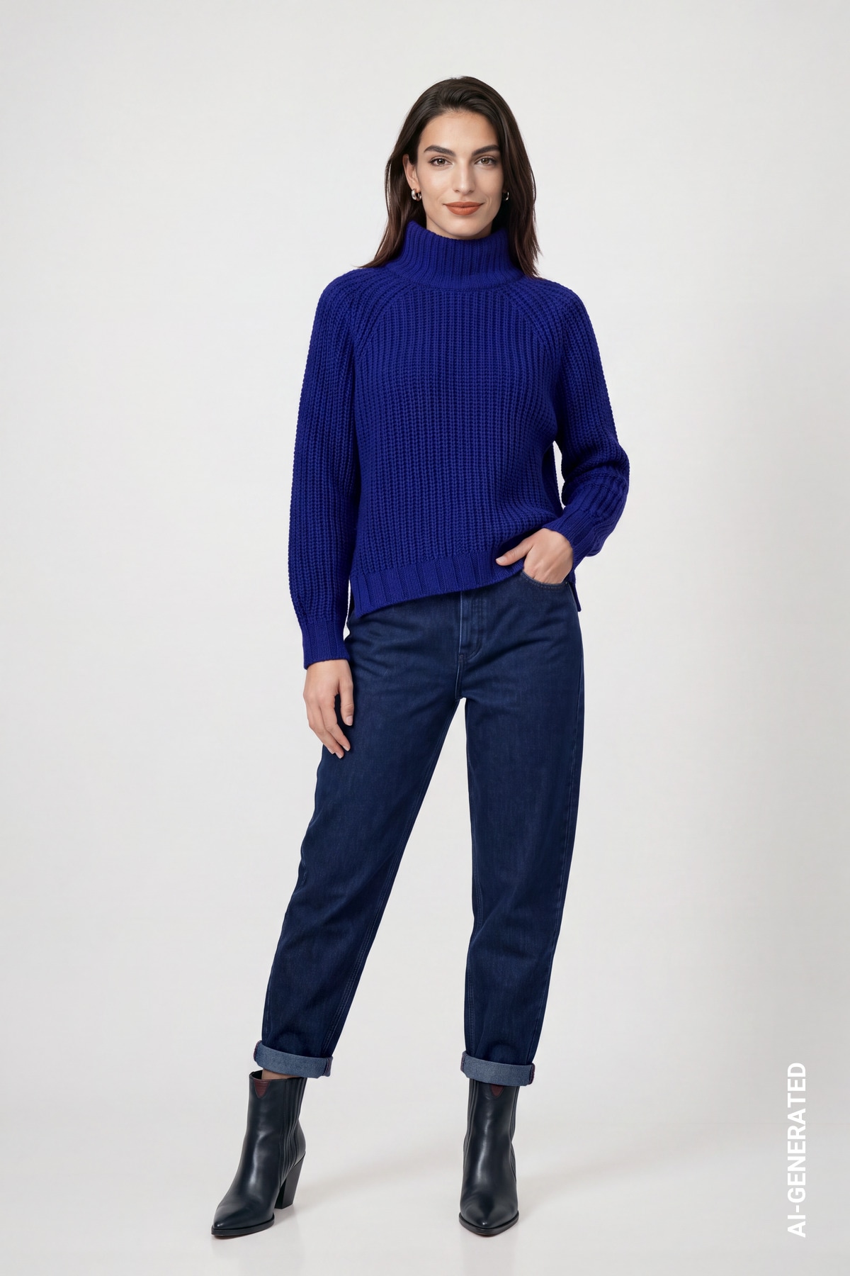 Monari Strickpullover »Pullover Basic Chenille« Regular fit mit Rollkragen