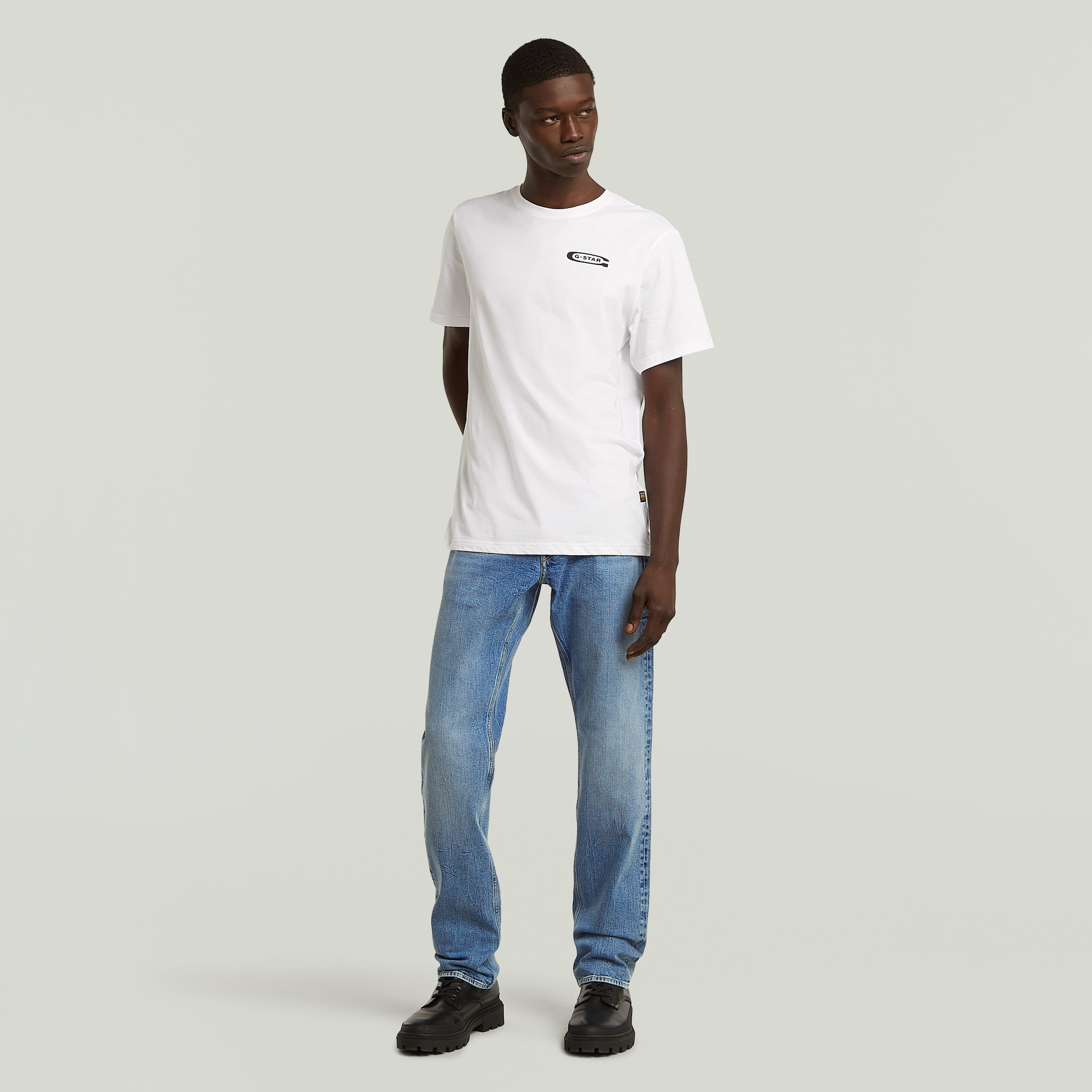 G-STAR Straight-Jeans »Mosa Straight«, mit hellen Nähten