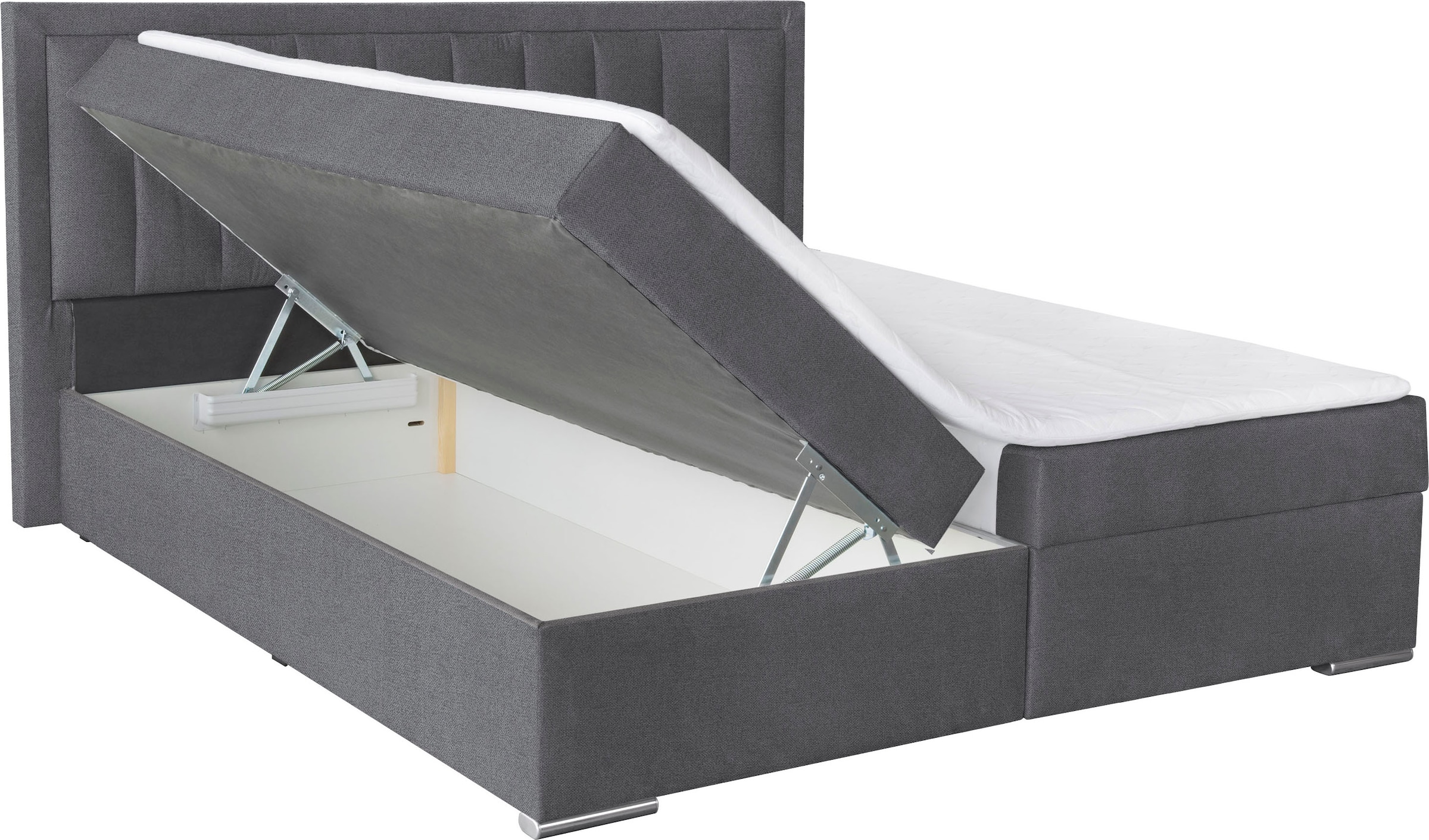 COLLECTION AB Boxbett »ATHENA inkl. Bettkasten, erhältlich in der Breite 180cm« erhältlich in verschiedenen Härtegraden, inkl. Topper