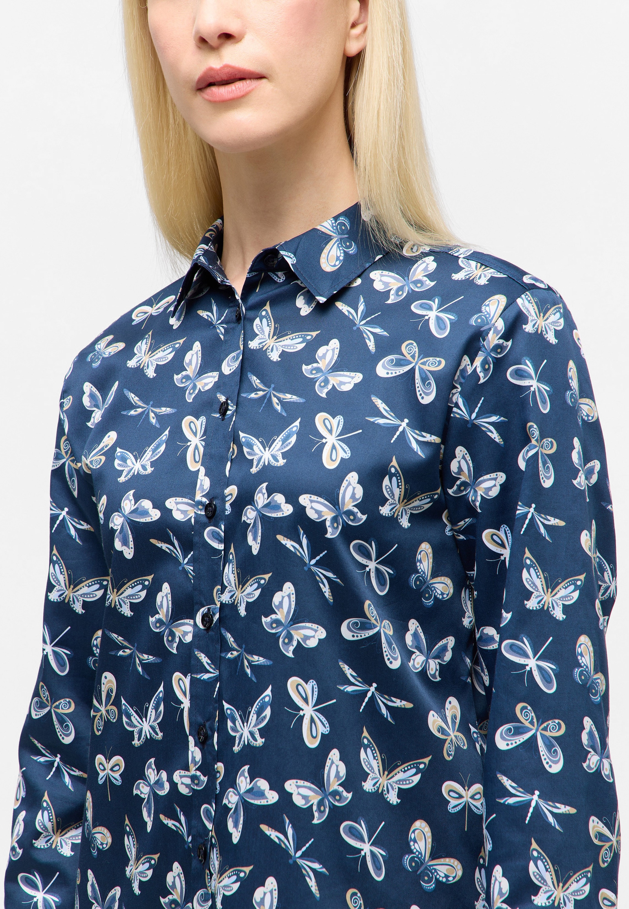 Eterna Hemdbluse »REGULAR FIT« EASY IRON (bügelleicht)