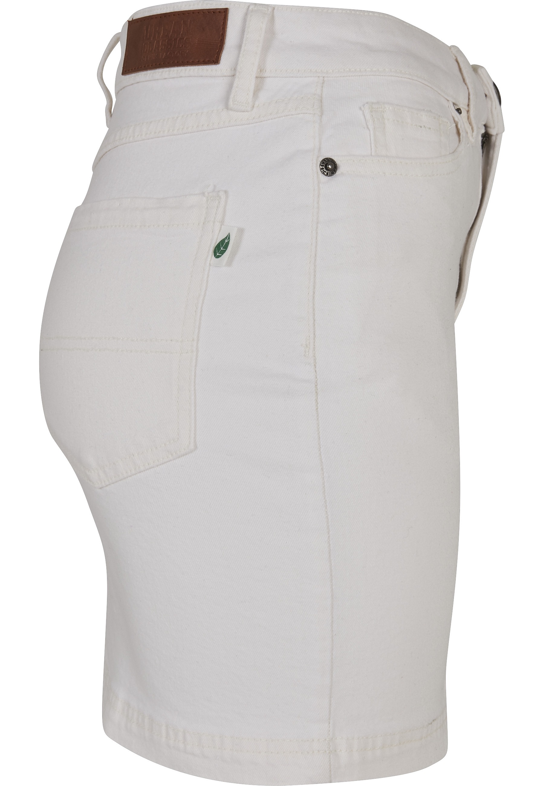 URBAN CLASSICS Jerseyrock »Urban Classics Damen Ladies Organic Stretch Denim Mini Skirt« 1 Stk.