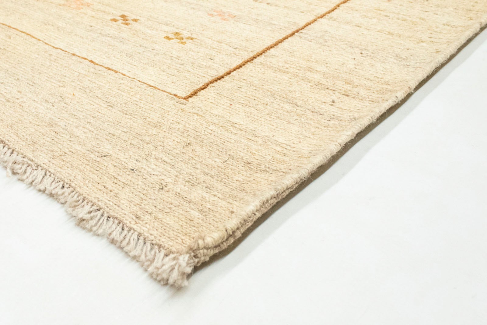 morgenland Wollteppich »Gabbeh Teppich handgeknüpft rechteckig, handgeknüpft bestellen bequem und schnell natur«